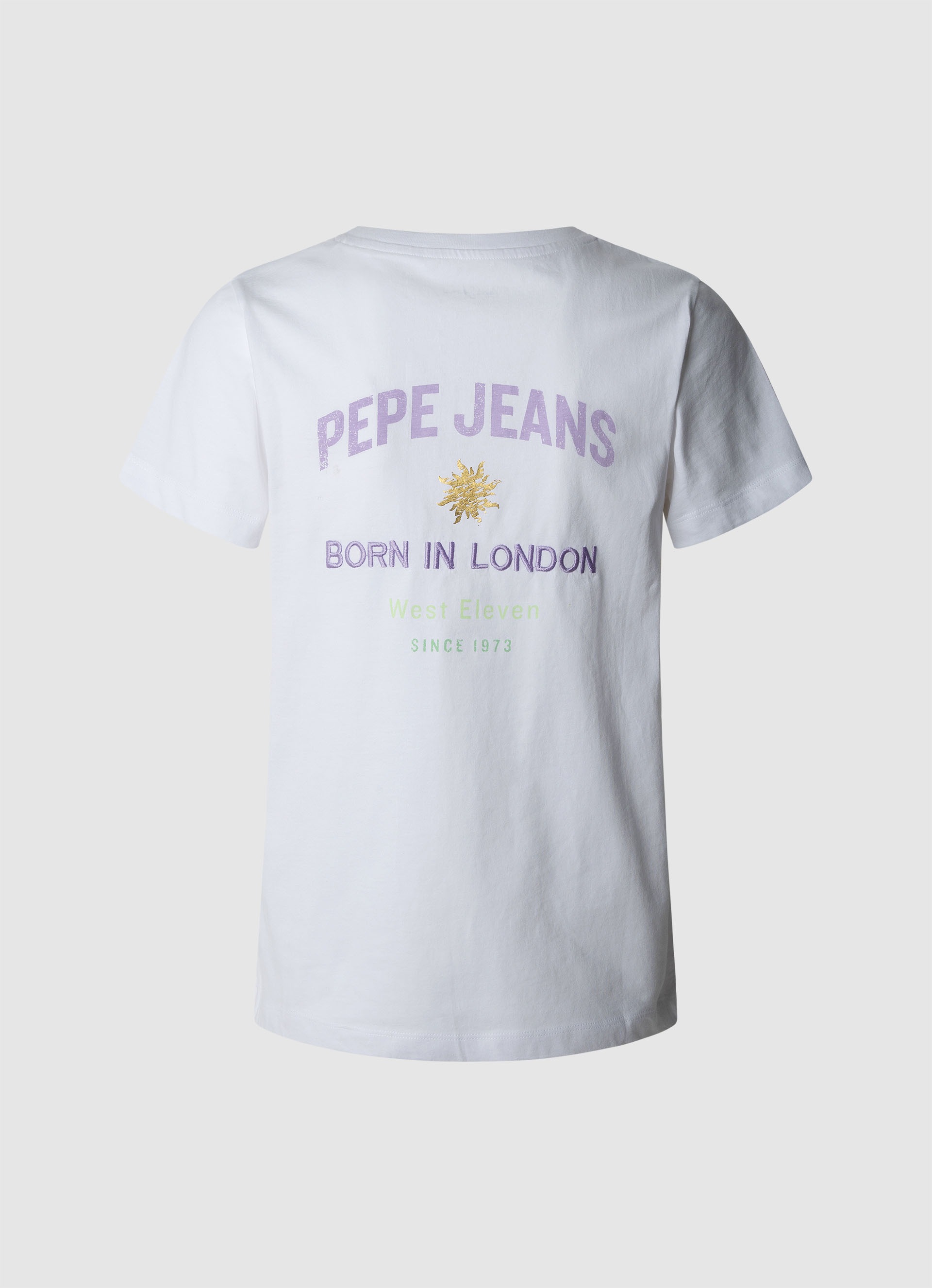 Pepe Jeans T-Shirt "AMANDA", mit Stick- und Druckelementen günstig online kaufen