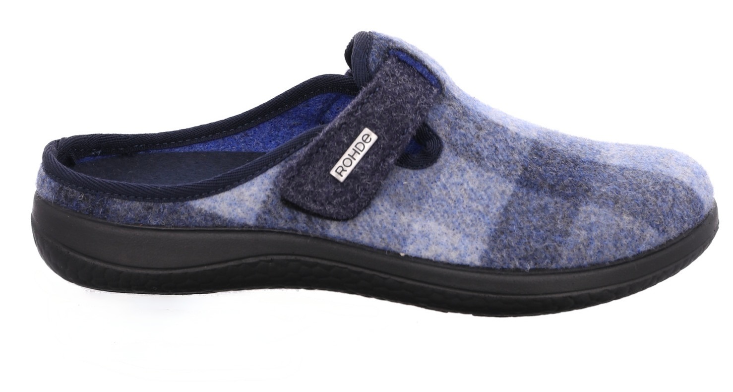 Rohde Pantoffel "BARI", Hausschuh, Schlappen, Clog, Homeslipper mit Klettve günstig online kaufen