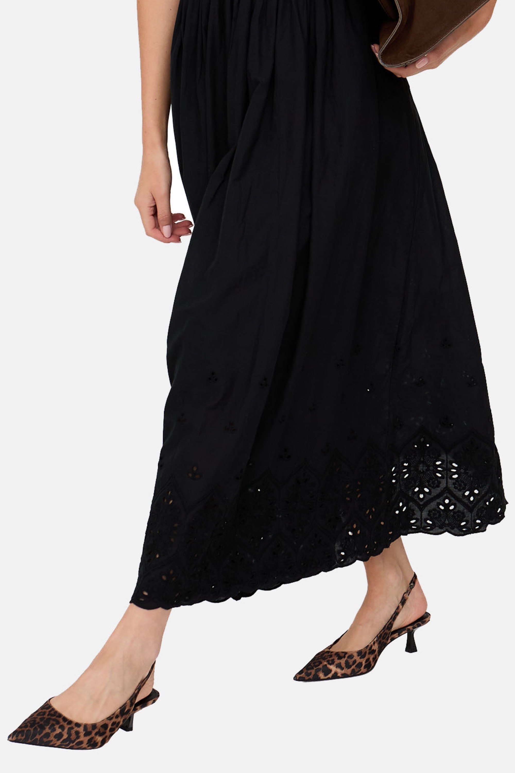Lily and Lionel Midikleid »Sydney Short Sleeve Jersey Bodice Embroidered Midi Dress Damen«