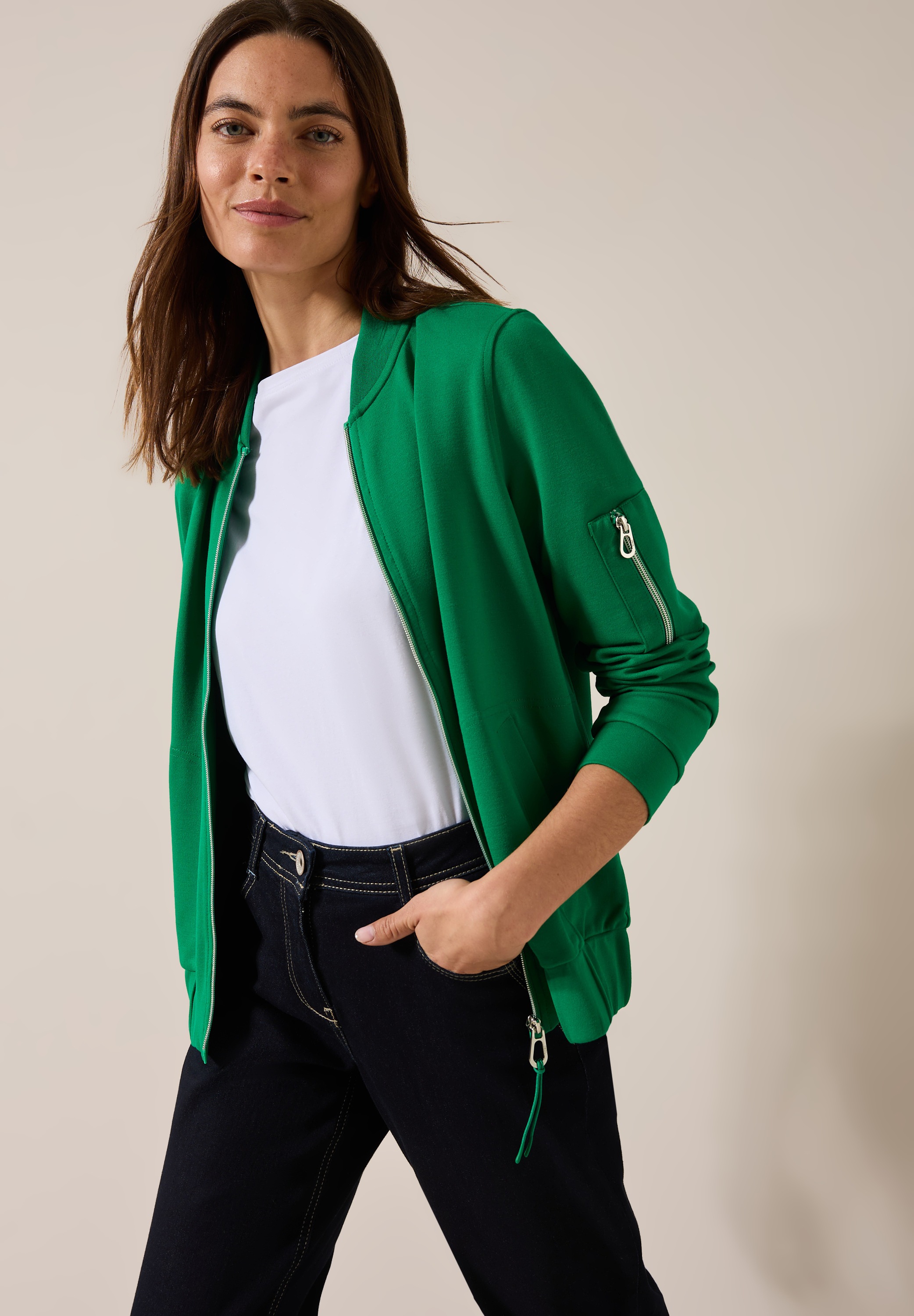 Cecil Blouson, mit Zipper Detail günstig online kaufen
