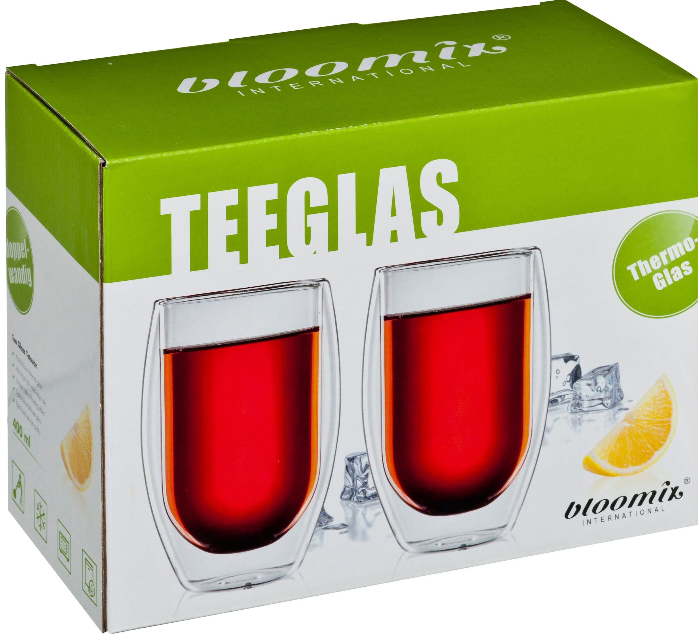 Bloomix Thermoglas »Tetouan«, (Set, 4 tlg.), 4-teilig