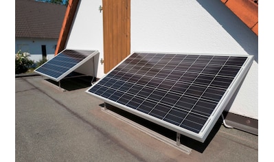 Solarmodul »Balkonkraftwerk SUNpay®600plus«, inkl. Edelstahl-Halterungs-Set, auch zum...