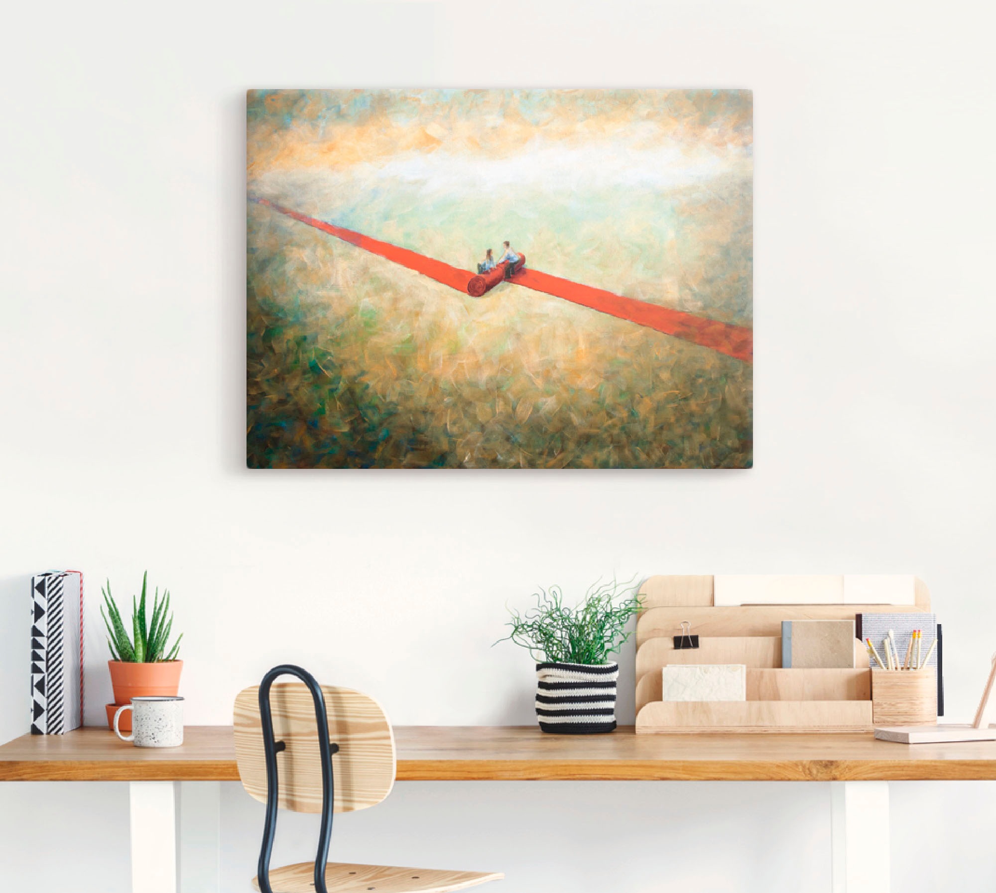 Artland Wandbild »Begegnung«, Paar, (1 St.), als Leinwandbild, Poster in verschied. Größen