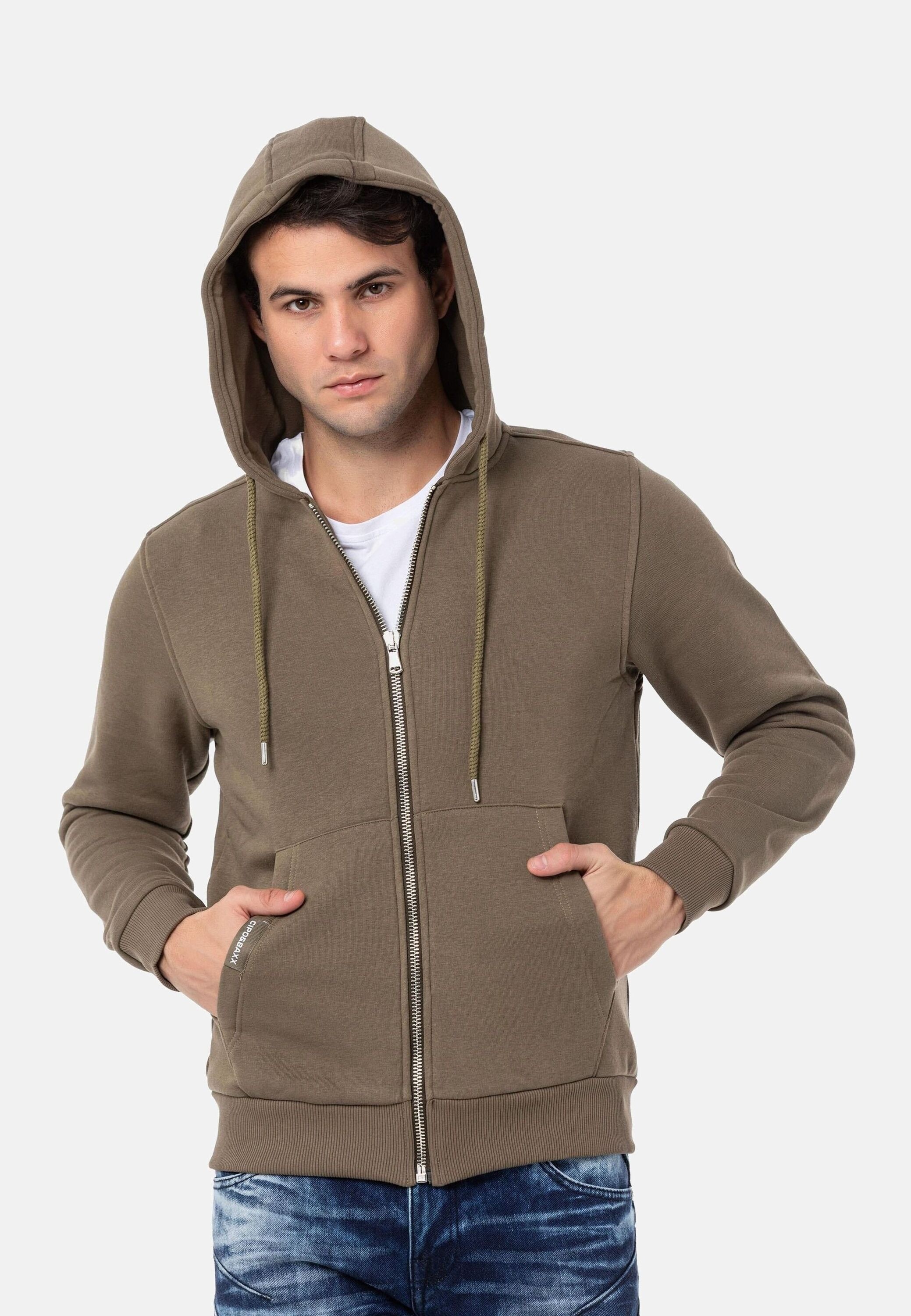 Cipo & Baxx Sweatjacke »Jacken«, mit Kapuze, CL556