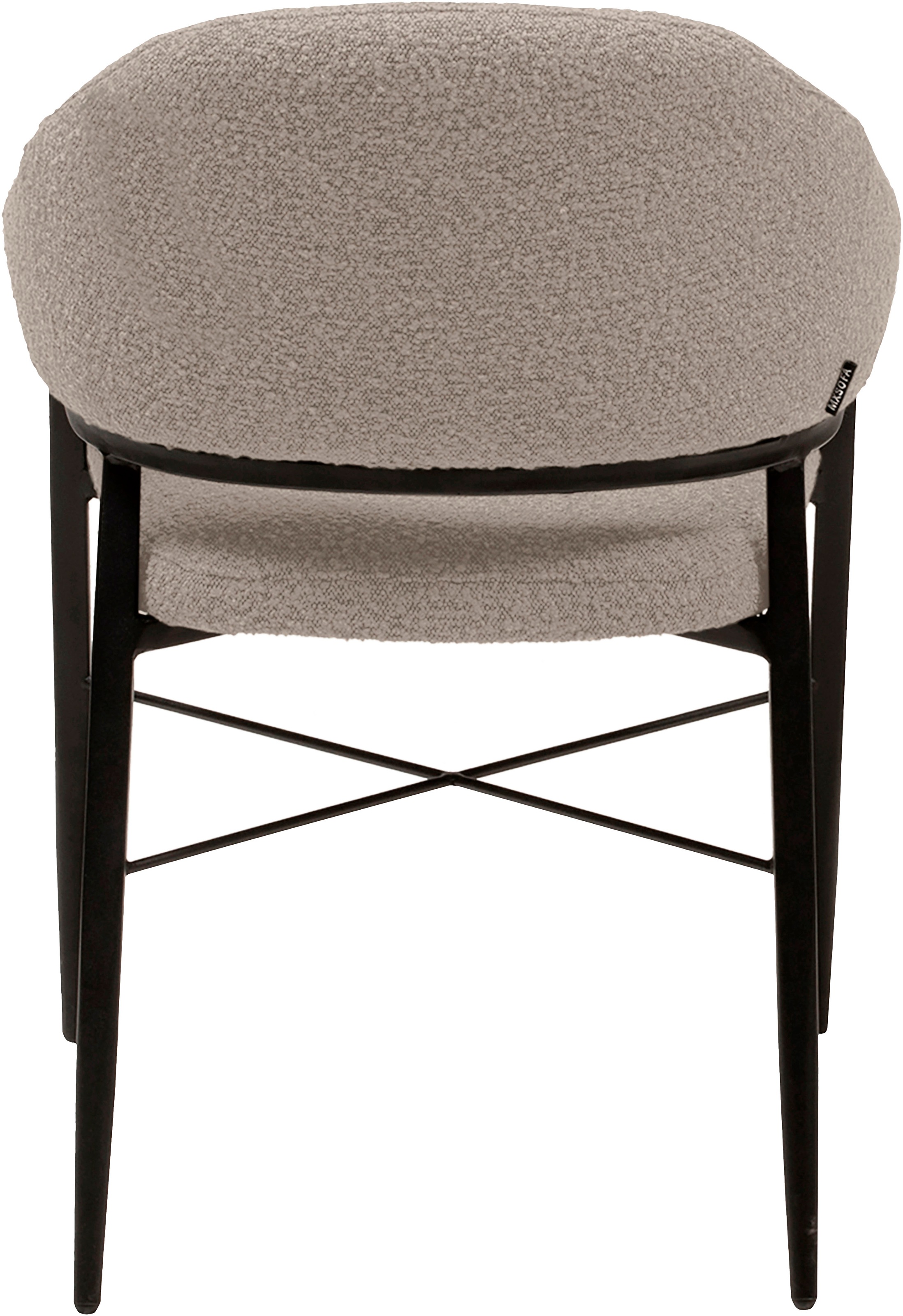 Thumbnail - OMG Design Armlehnstuhl "Roma" (Set) 1 Stk.bequemer Esszimmerstuhl, Polsterstuhl mit Bouclé Bezug