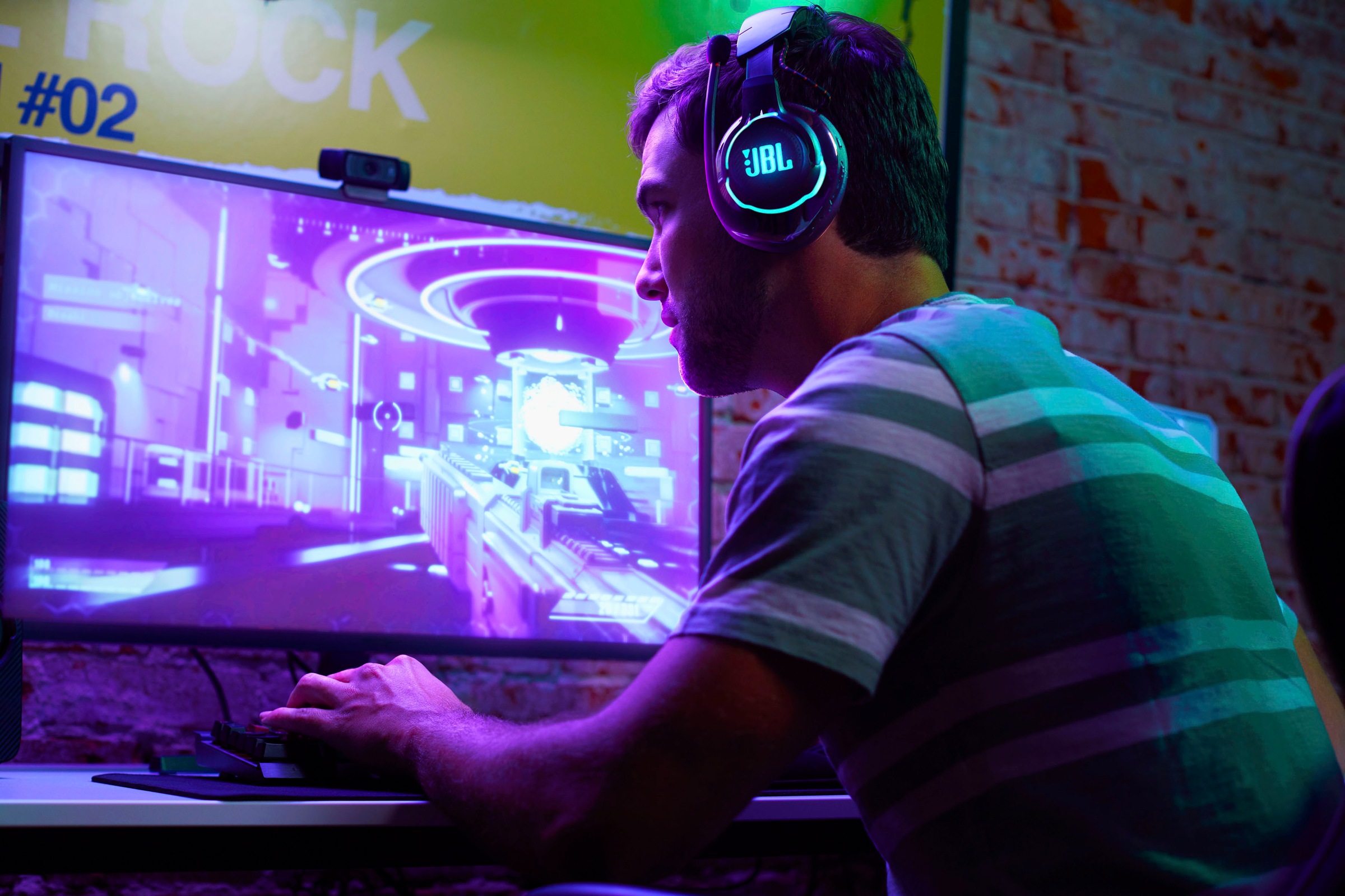 JBL Gaming-Headset »Quantum 800«, WLAN (WiFi), Noise-Cancelling
