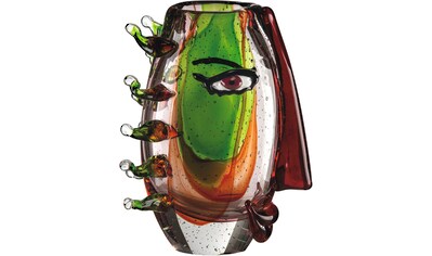 Casablanca by Gilde Tischvase »Viso«, (1 St.), dekorative Vase aus Glas, Blumenvase kaufen