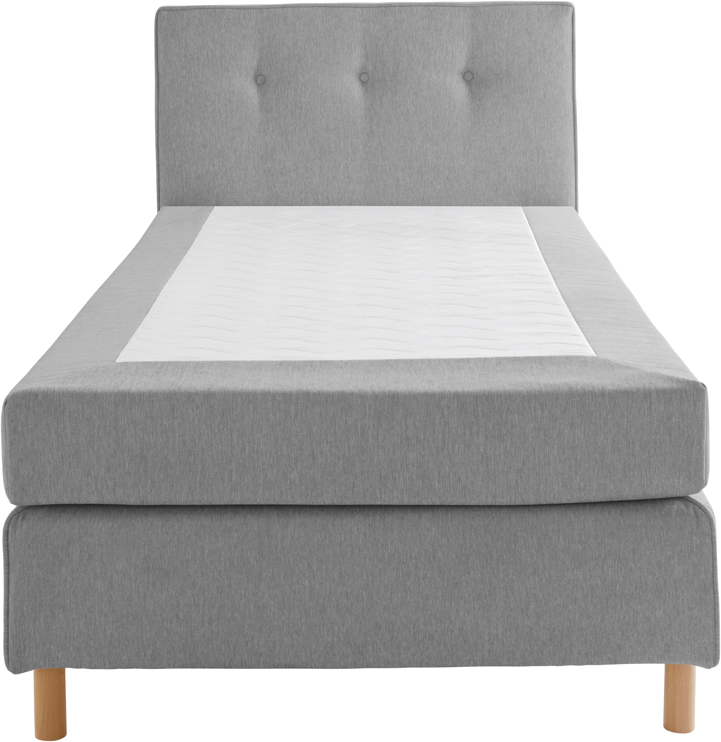 Home affaire Boxspringbett »Heimatblick 100x200cm beliebig erweiterbar zu Doppel- und Familienbett«, Einzelbett, Hotelbett erhältlich in H2,H3 & H4