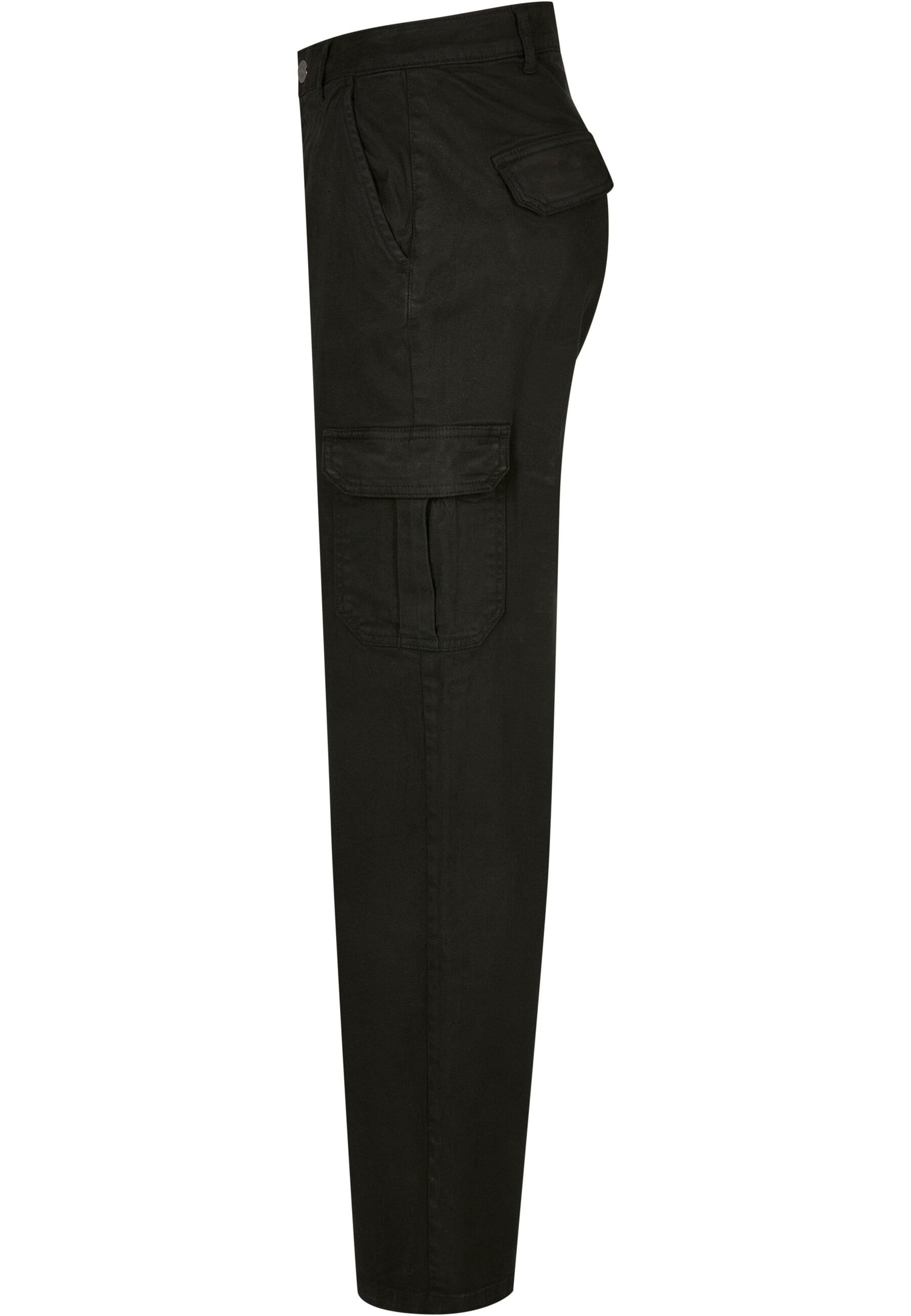 URBAN CLASSICS Stoffhose »Urban Classics Damen Ladies High Waist Straight Cargo Pants«, (1 tlg.)