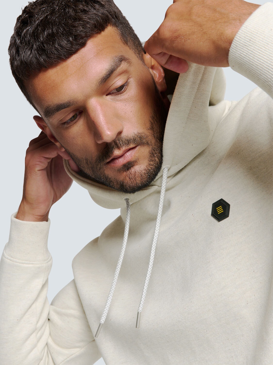 NO EXCESS Hoodie »No Excess Hoodie mit Mélange«