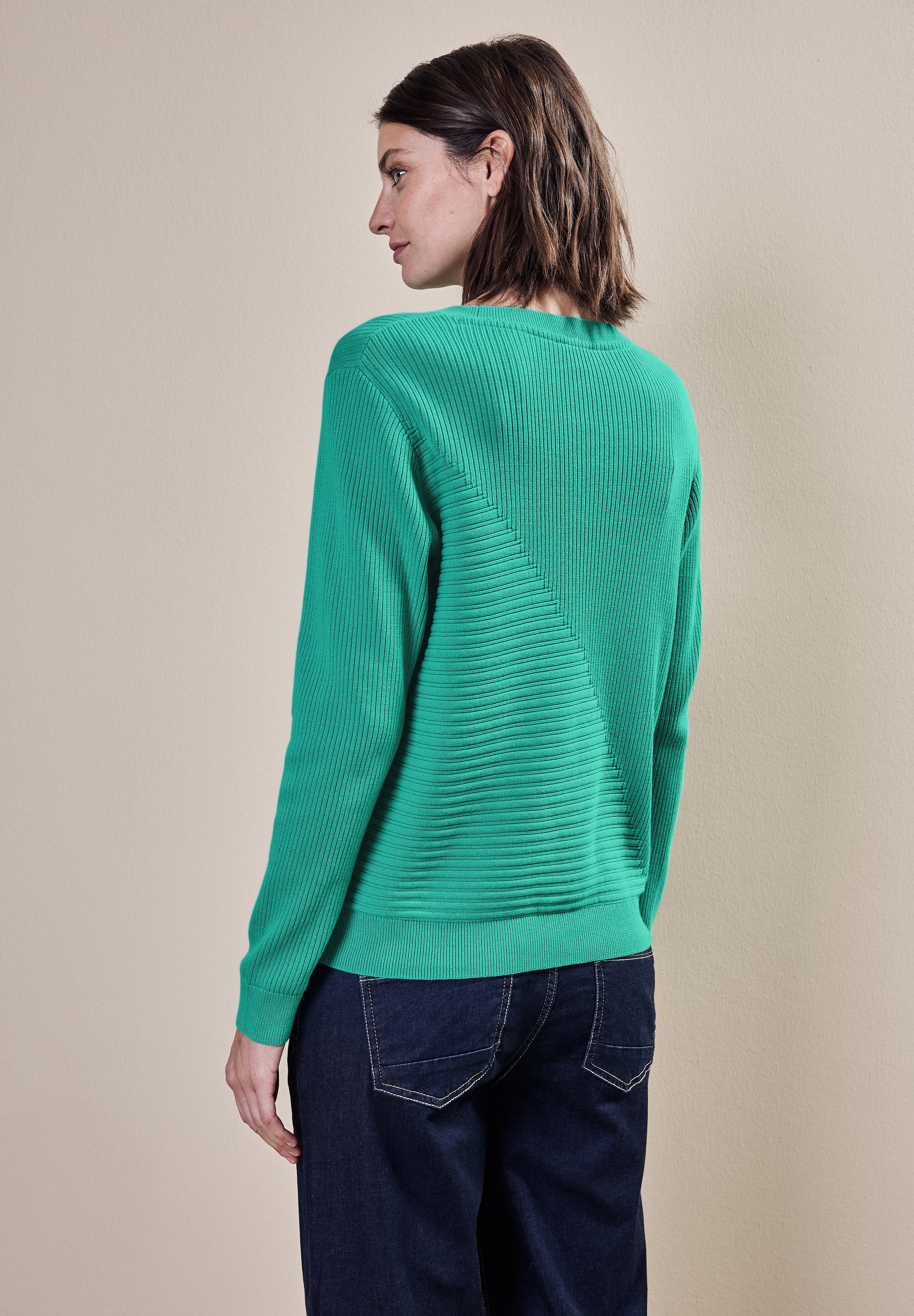 Cecil Strickpullover, aus reiner Baumwolle