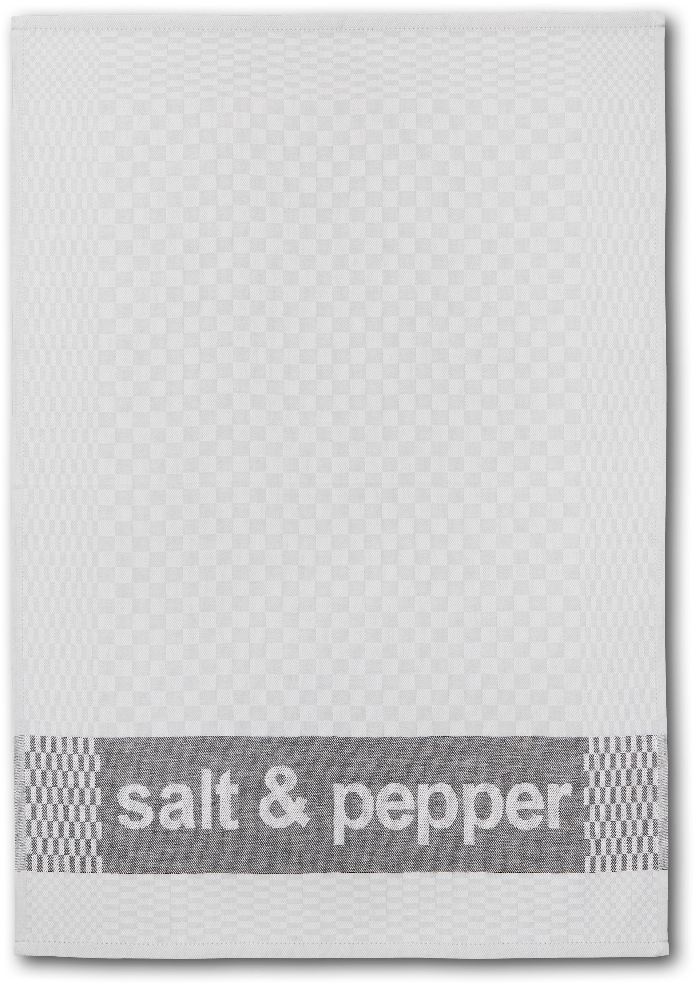 Dyckhoff Geschirrtuch »Salt & Pepper, Maße je Tuch ca. 50x70 cm«, (Set, 3 tlg.), mit drei verschiedenen Motiven