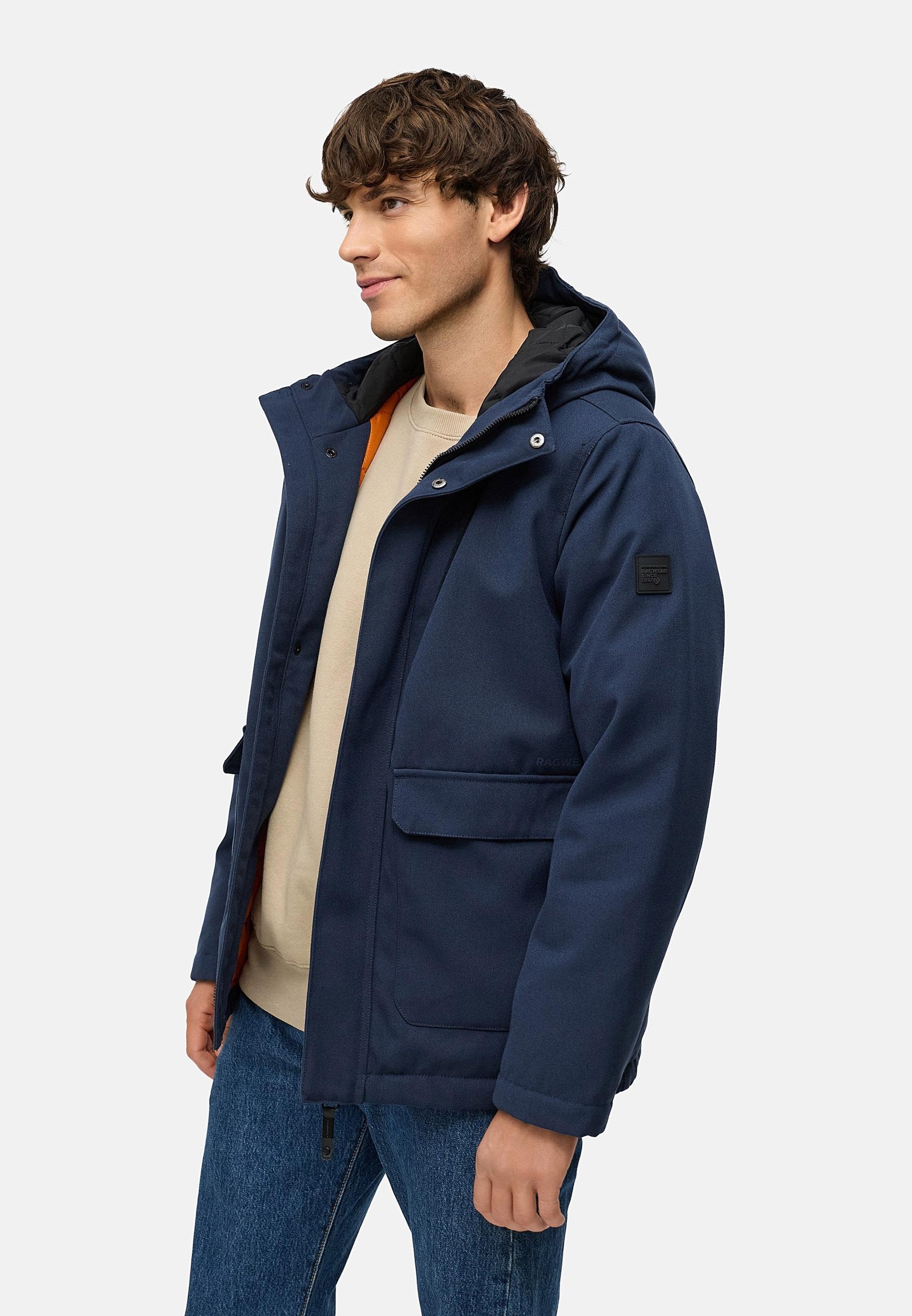Ragwear Winterjacke »Mr Them« mitKapuze stylische Herren Outdoorjacke mit großer Kapuze