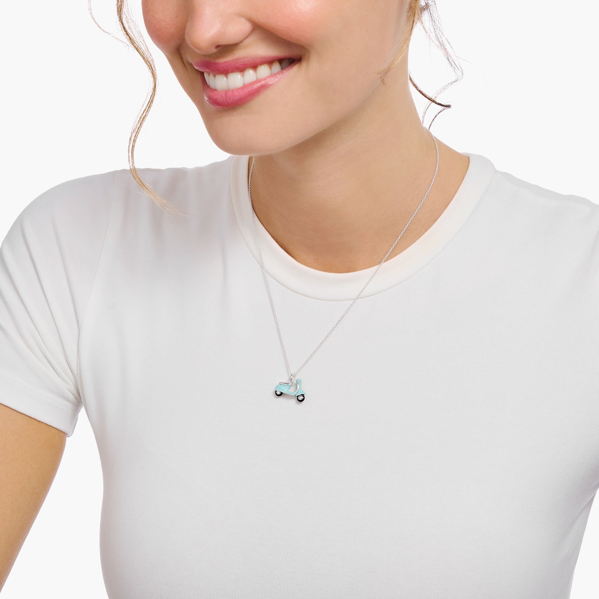 THOMAS SABO Kette mit Anhänger »Motorroller-Anhänger, KE2217-041-7-L45V«