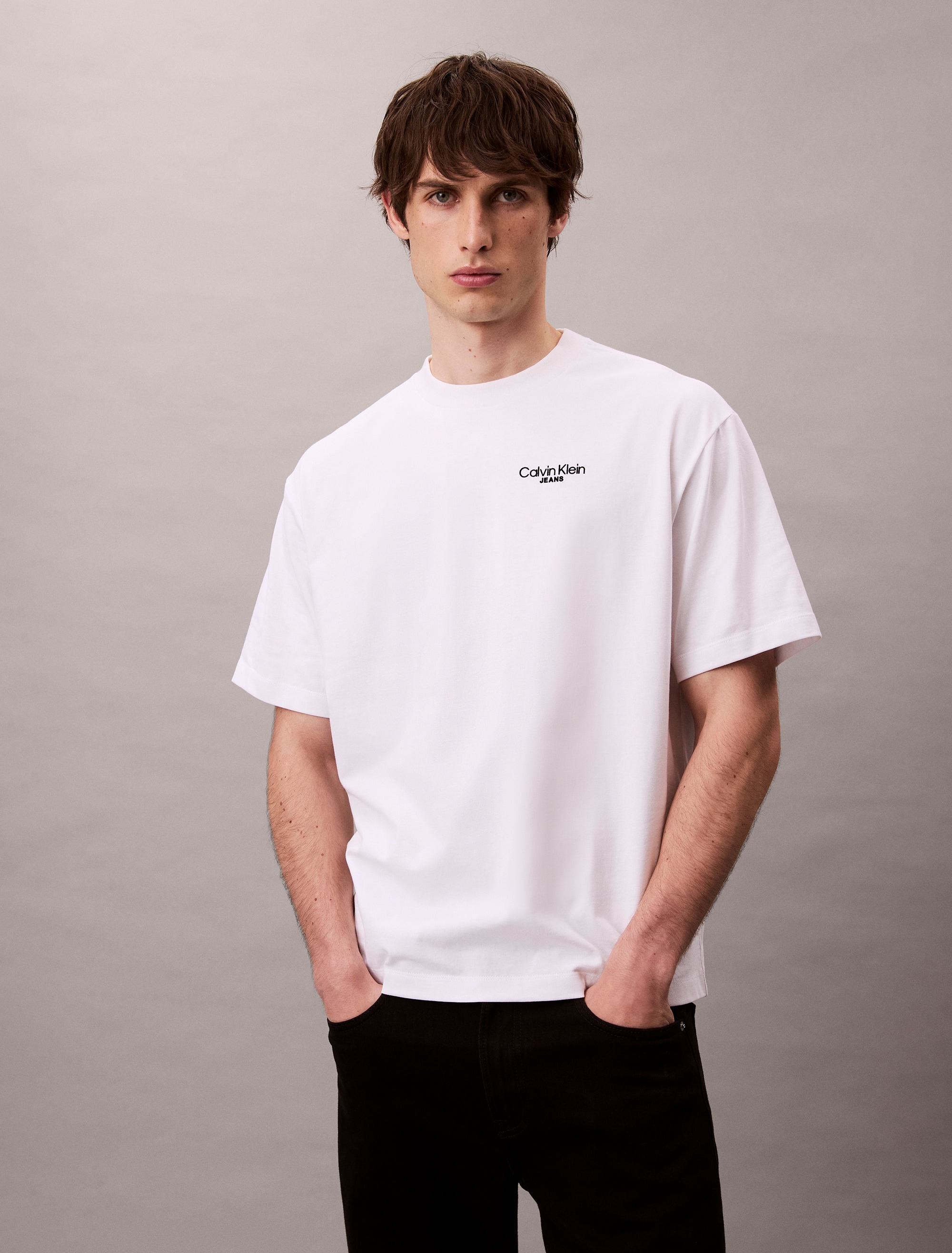 Calvin Klein Jeans T-Shirt "LOGO BACK PRINT T-SHIRT", Mit Rundhalsausschnit günstig online kaufen