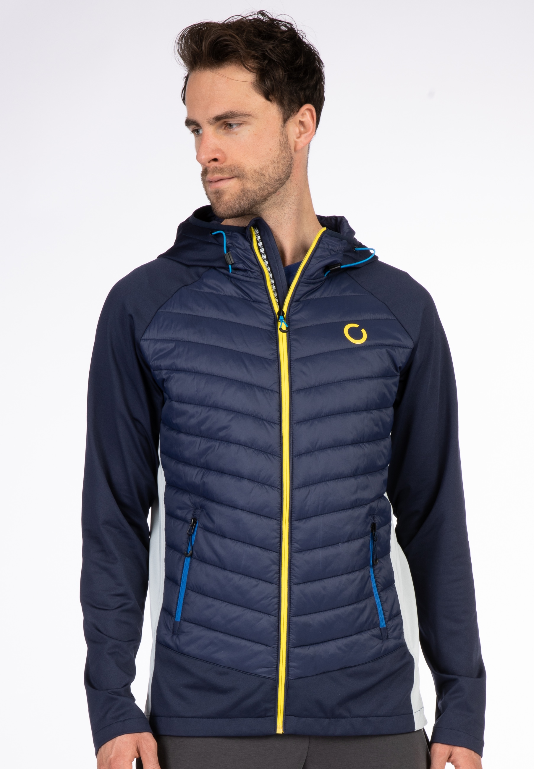 LPO Steppjacke "GILMOUR M MEN" mit Kapuze Steppjacke mit schlichtem Design und verstellbarer Kapuze