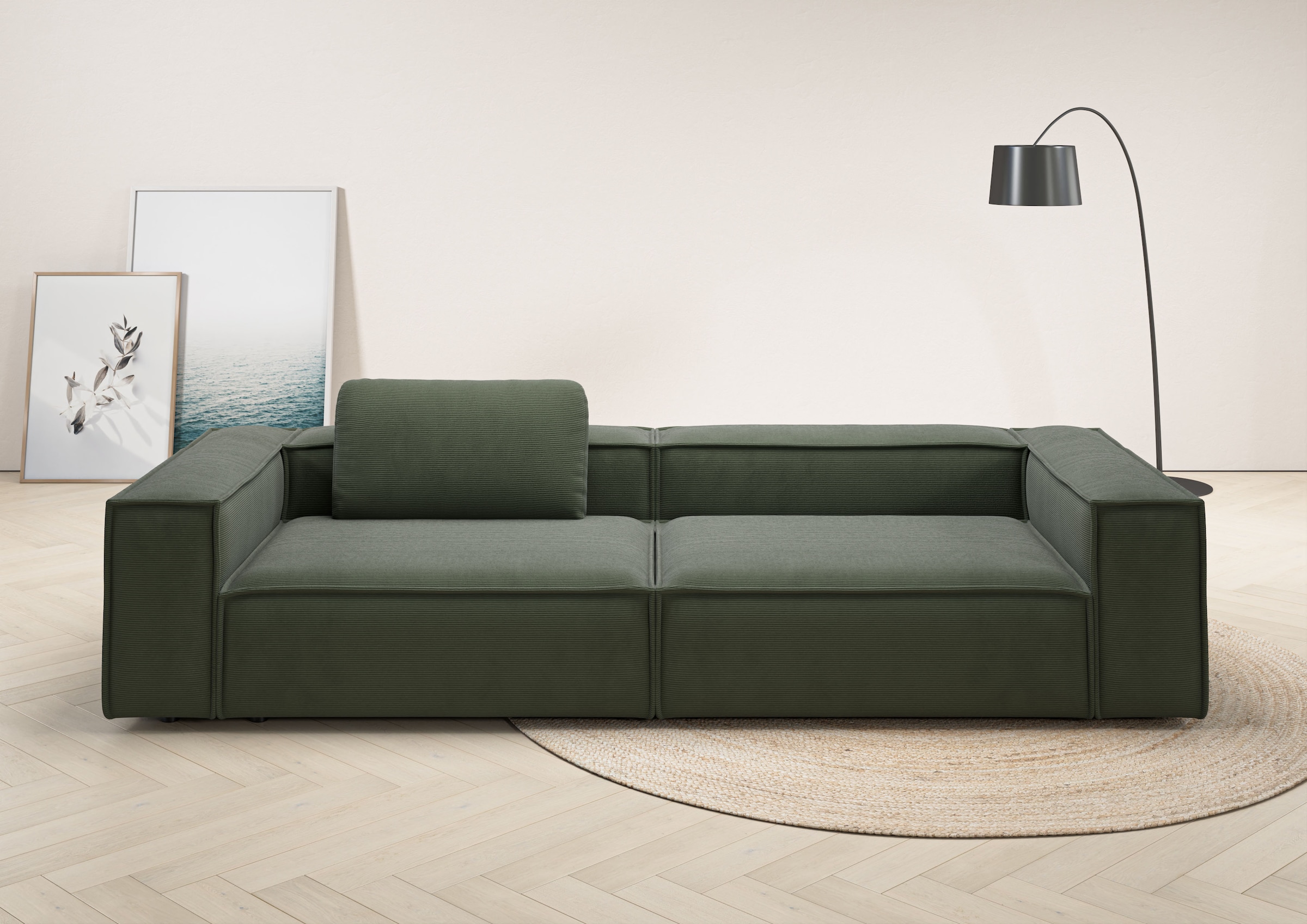 Home affaire 3-Sitzer "Watertown moderner 3-Sitzer" extra breites Sofa mit günstig online kaufen