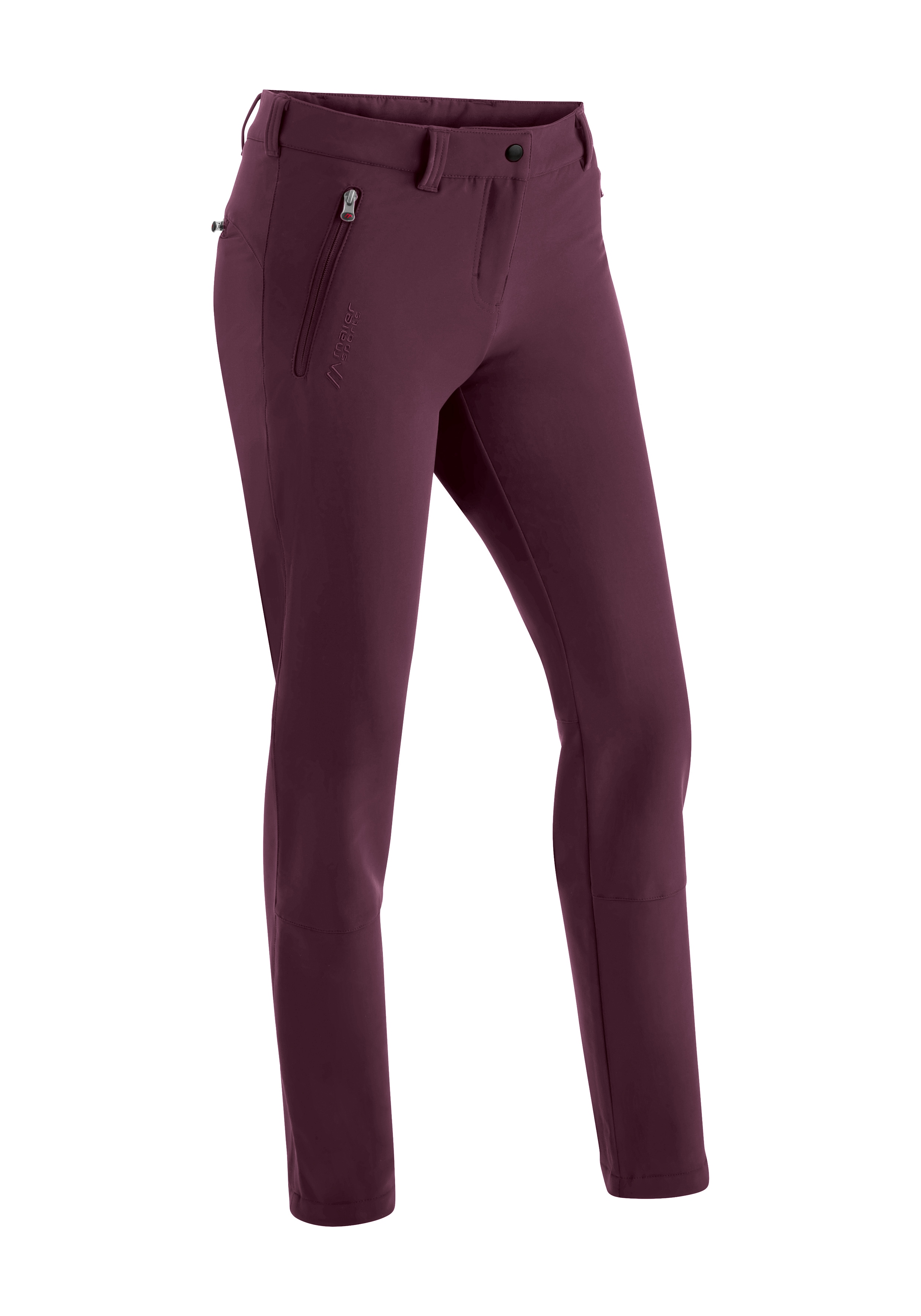Maier Sports "Helga slim" warme Damen Outdoorhose, robuste Wanderhose, Slim Fit