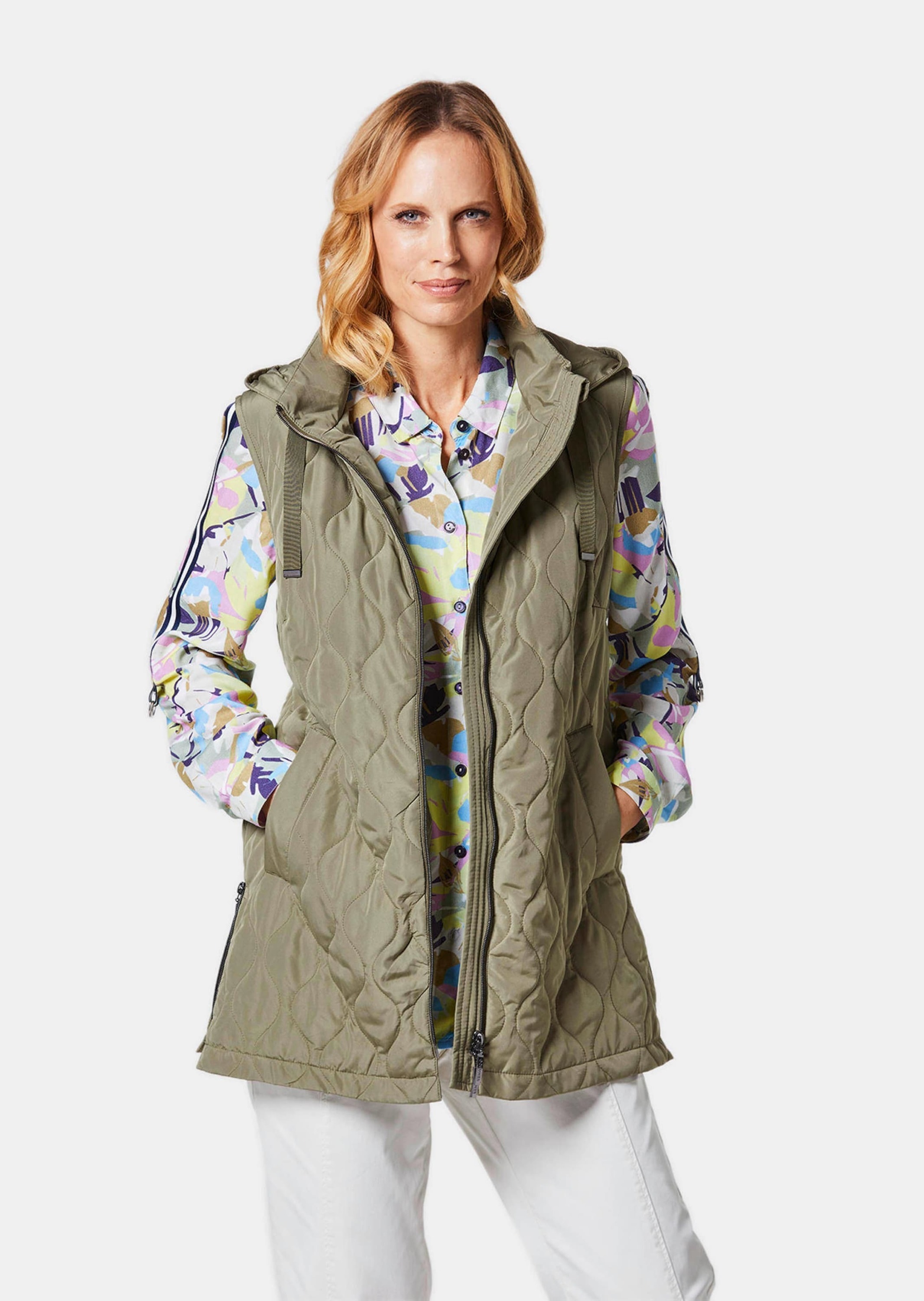 GOLDNER Kurzweste "Kurzgröße Weste mit Kapuze" günstig online kaufen