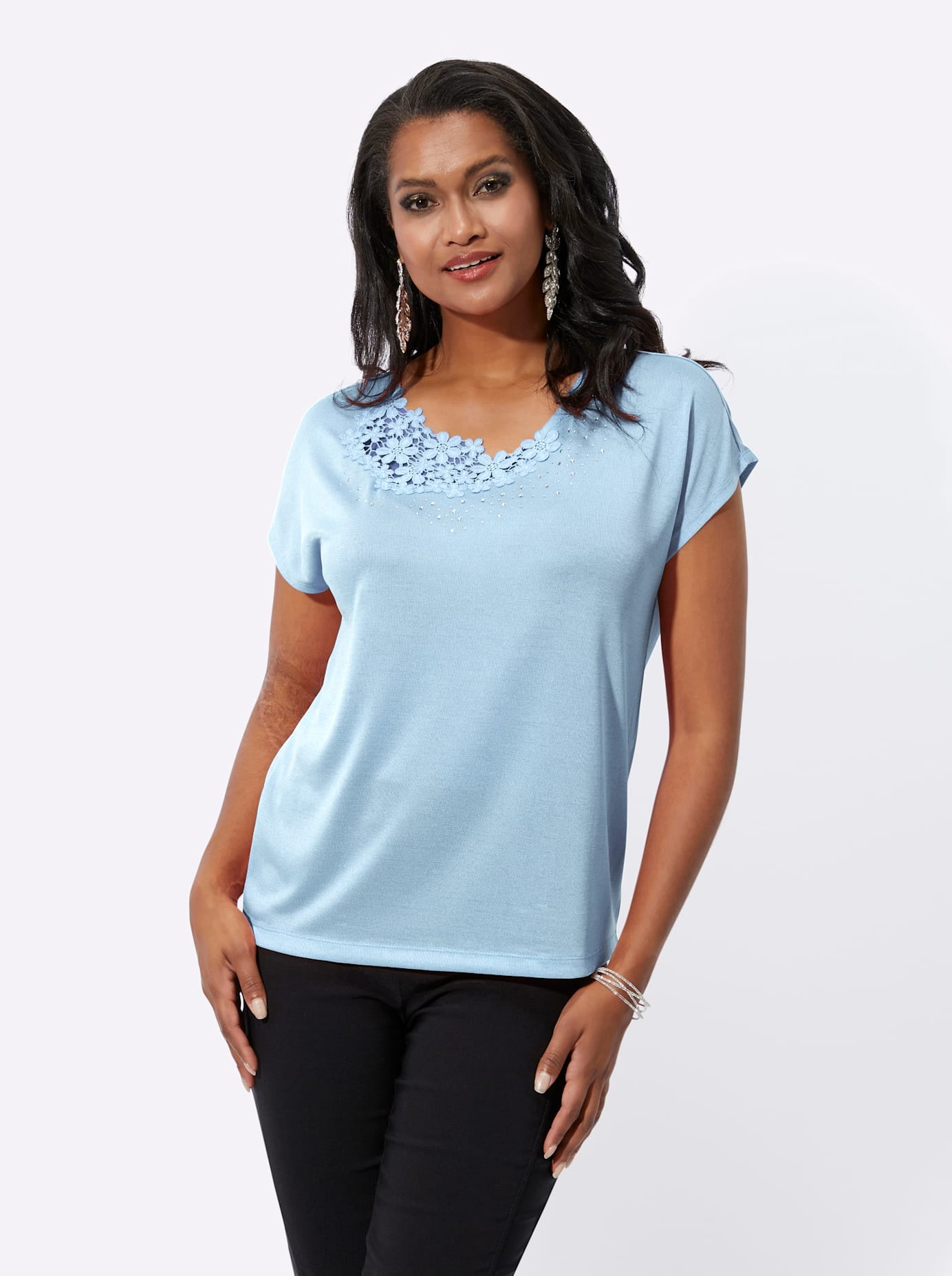 Lady Kurzarmshirt "Kurzarm-Shirt", (1 tlg.) günstig online kaufen