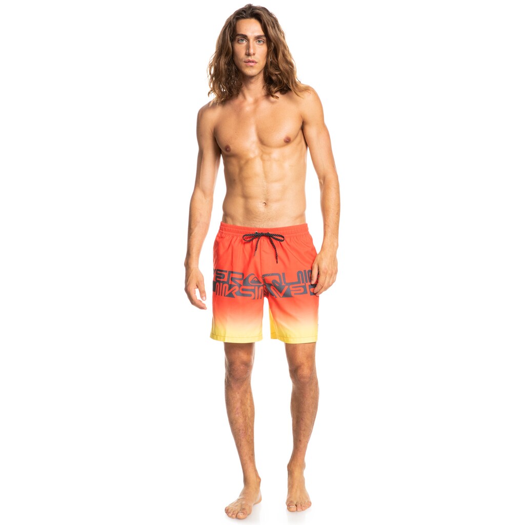 Quiksilver Badeshorts »Word block 17"«