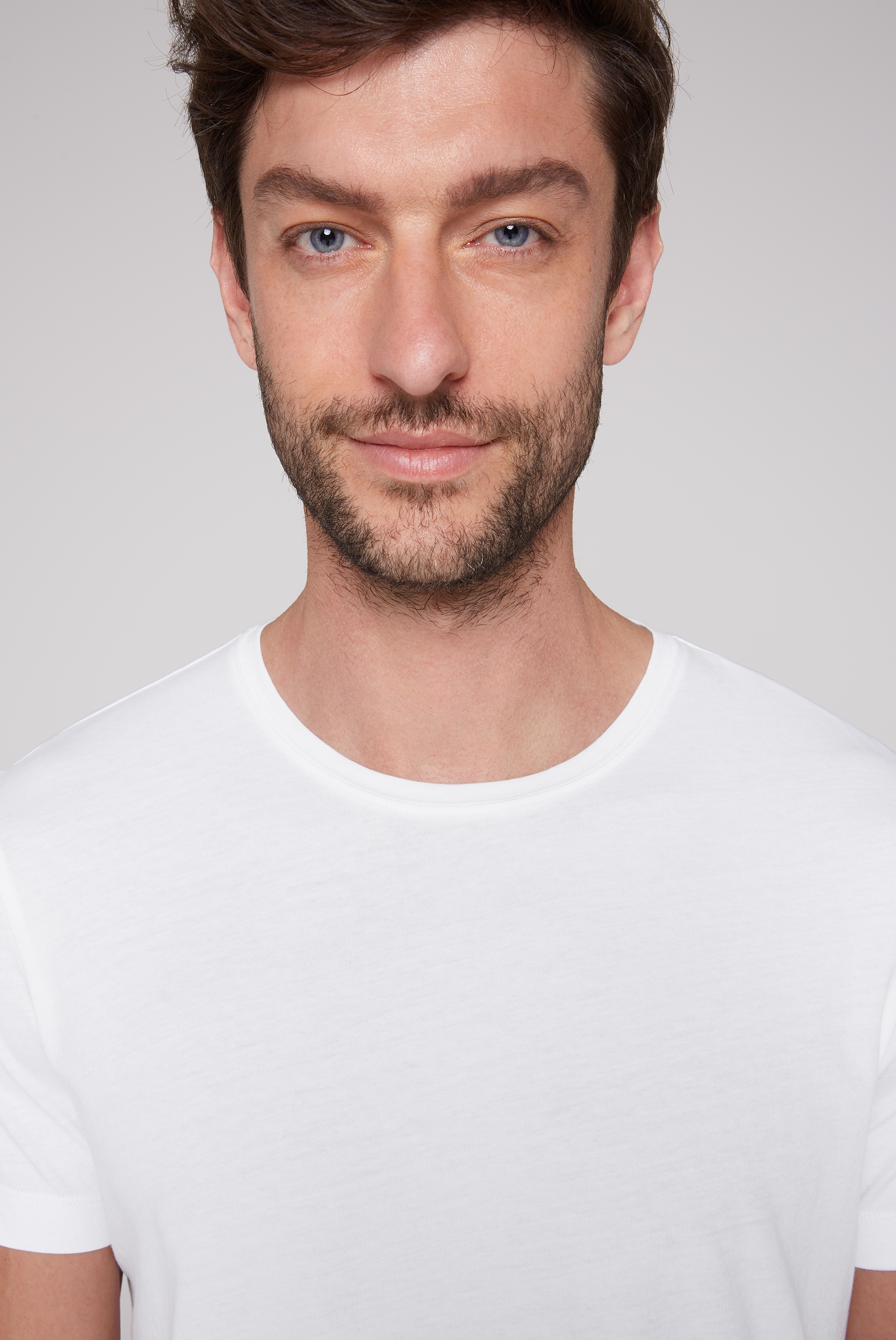 CAMP DAVID Rundhalsshirt, aus Baumwolle