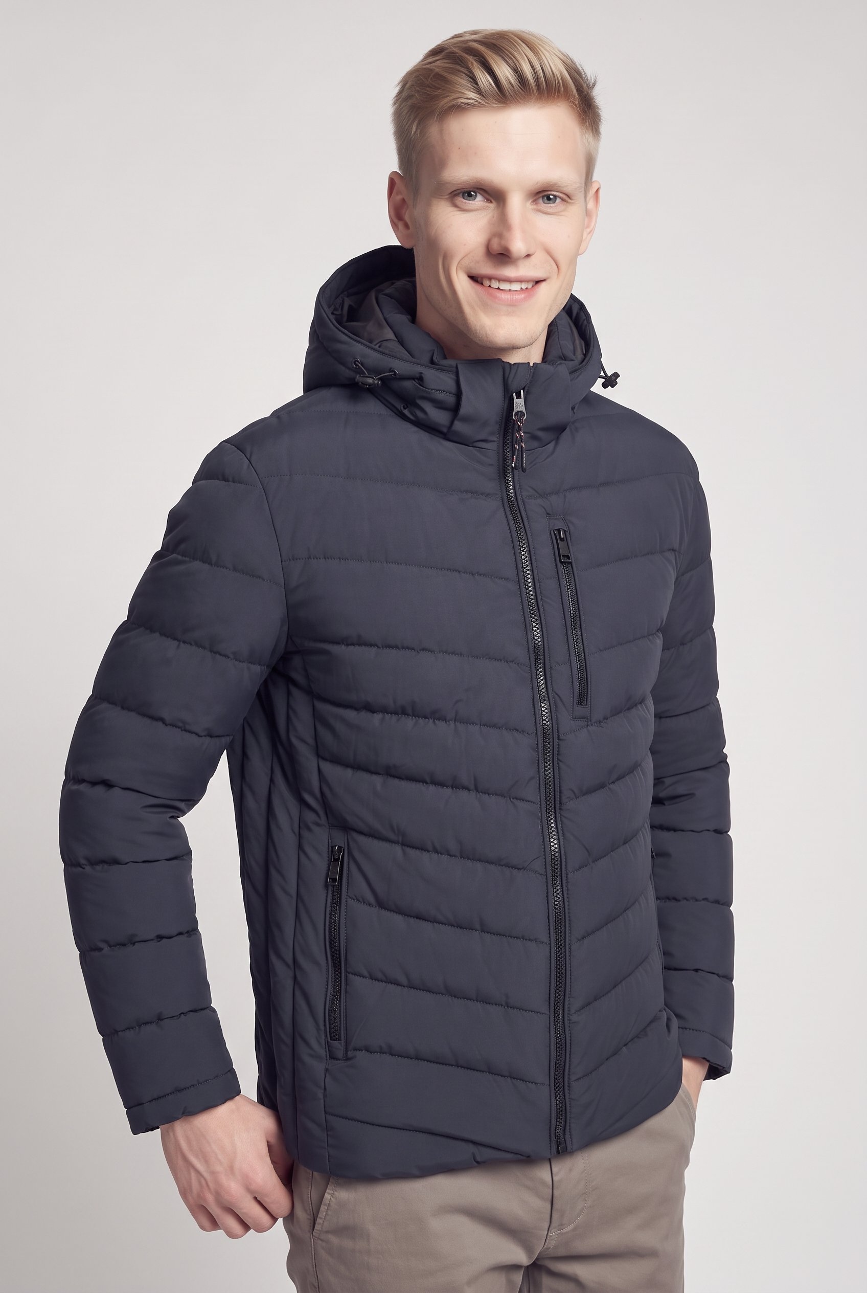 CASAMODA Steppjacke mit Kapuze Winterjacke mit Kapuze