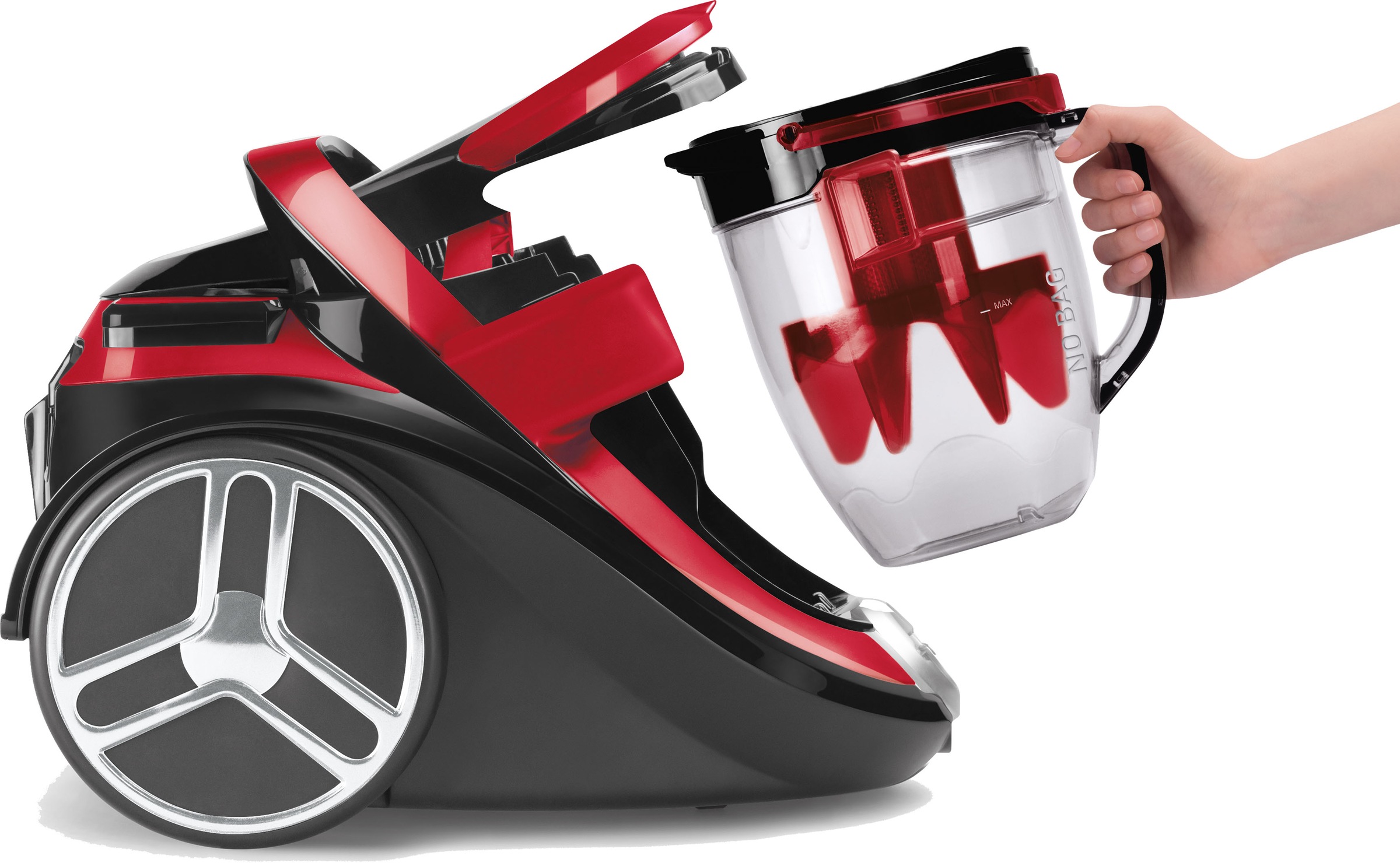 Rowenta Bodenstaubsauger »RO7649 Silence Force Cyclonic«, 550 W, beutellos, Vacuum-Cleaner; Sehr Leise; 2,5L Staubvolumen; Tierhaar; Auto