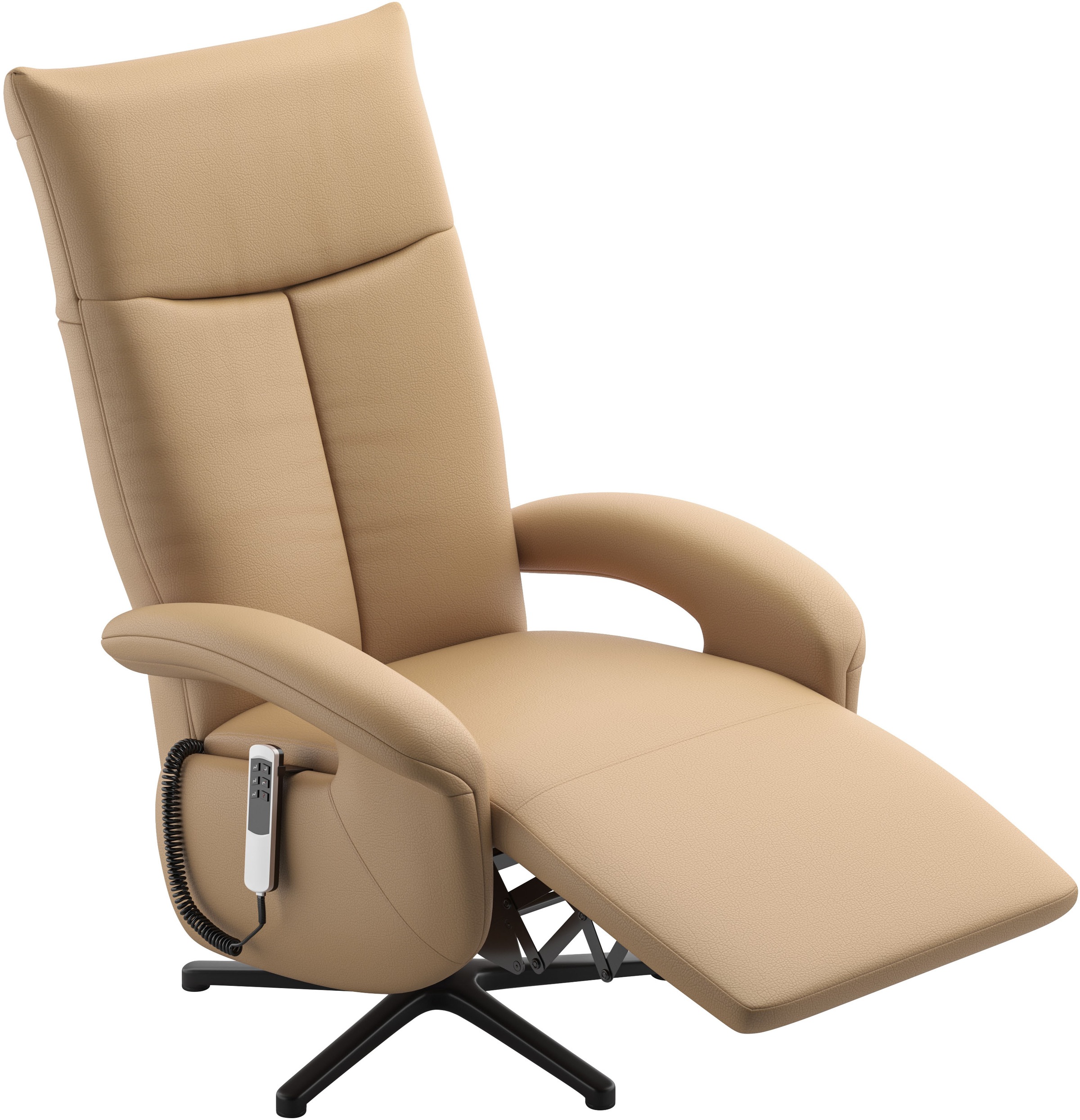 sit&more TV-Sessel »Amica, inkl. Kopfteilverstellung & Drehfunktion«, wahlweise mit 2 Motoren, Akku und Aufstehhilfe