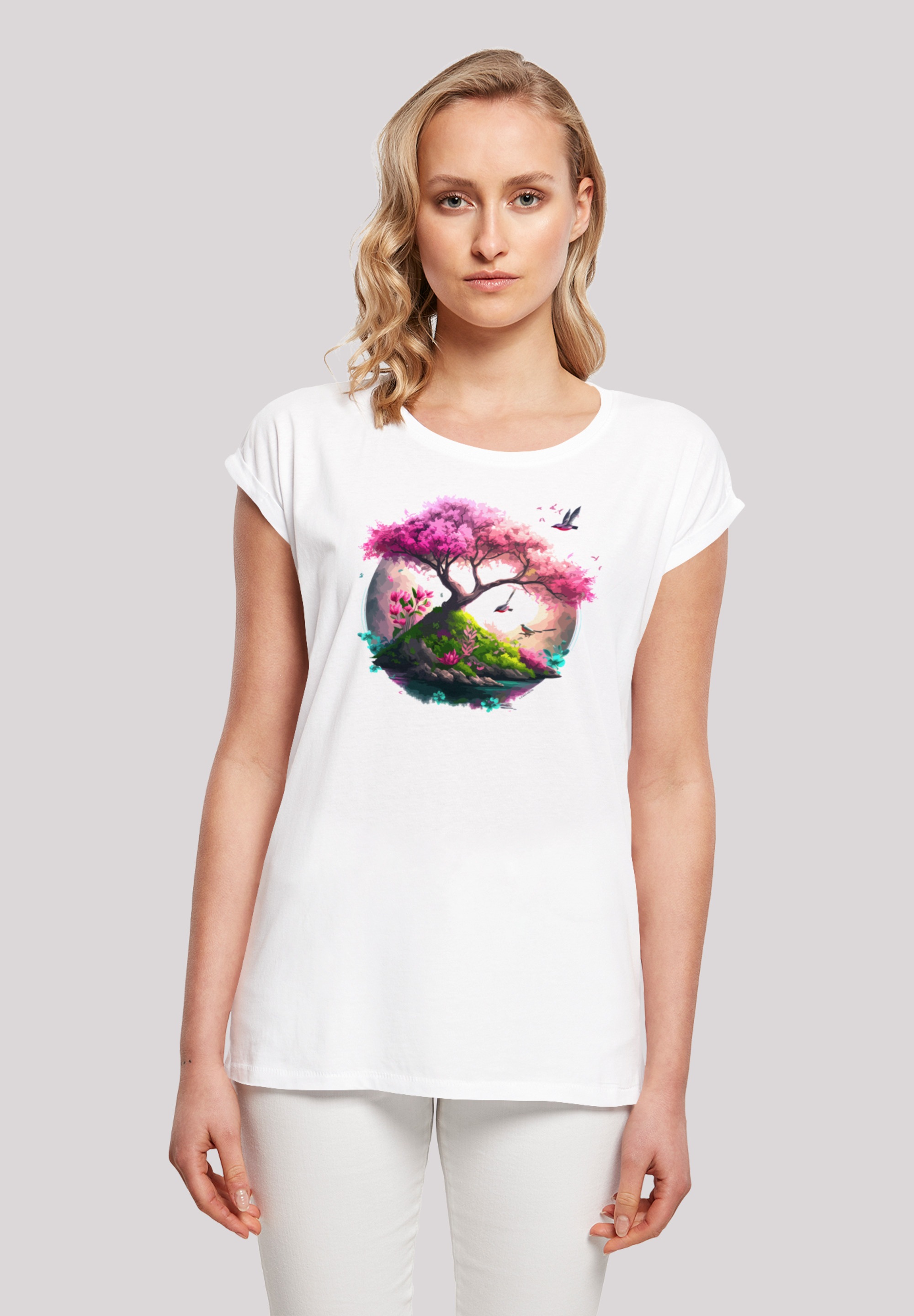 F4NT4STIC Marškinėliai »Kirschblüten Baum« Print...