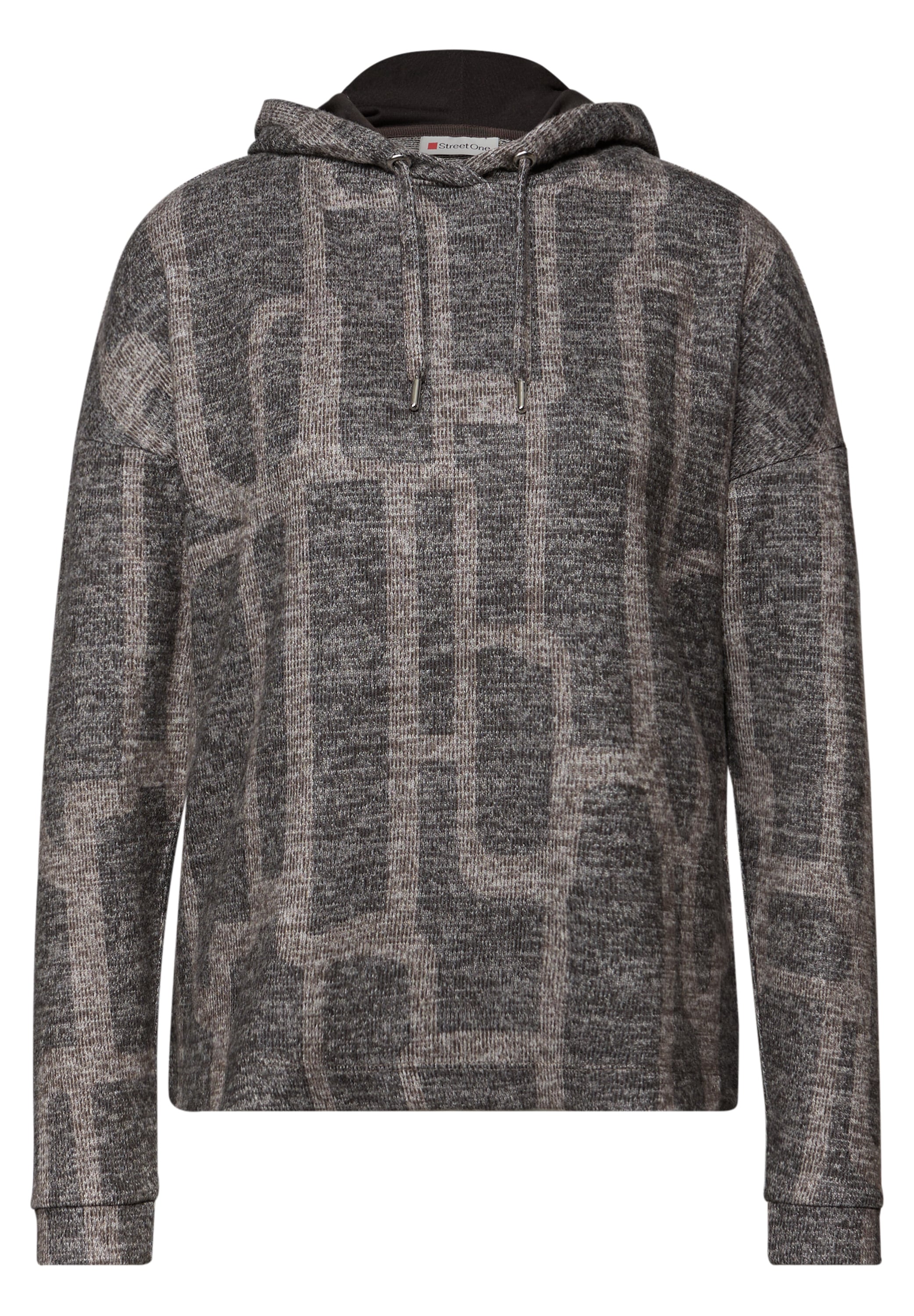STREET ONE Kapuzenpullover Lässige Kapuze samt Tunnelzug