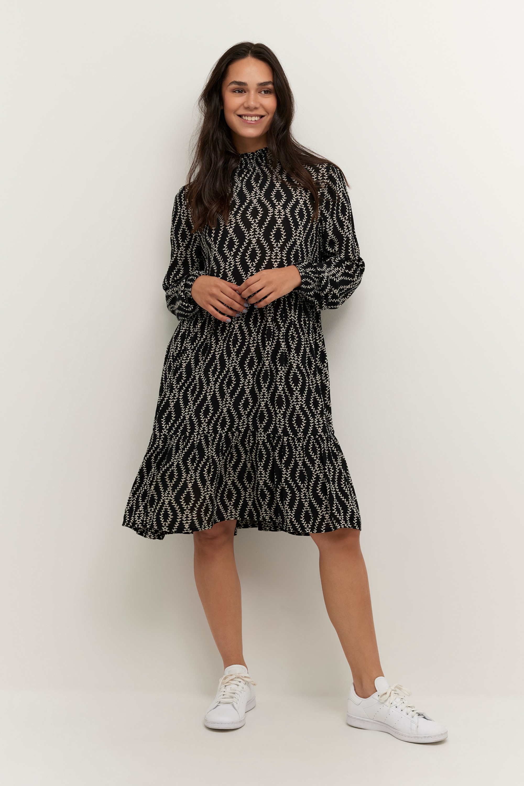 KAFFE Midikleid »Kleid KArikka«