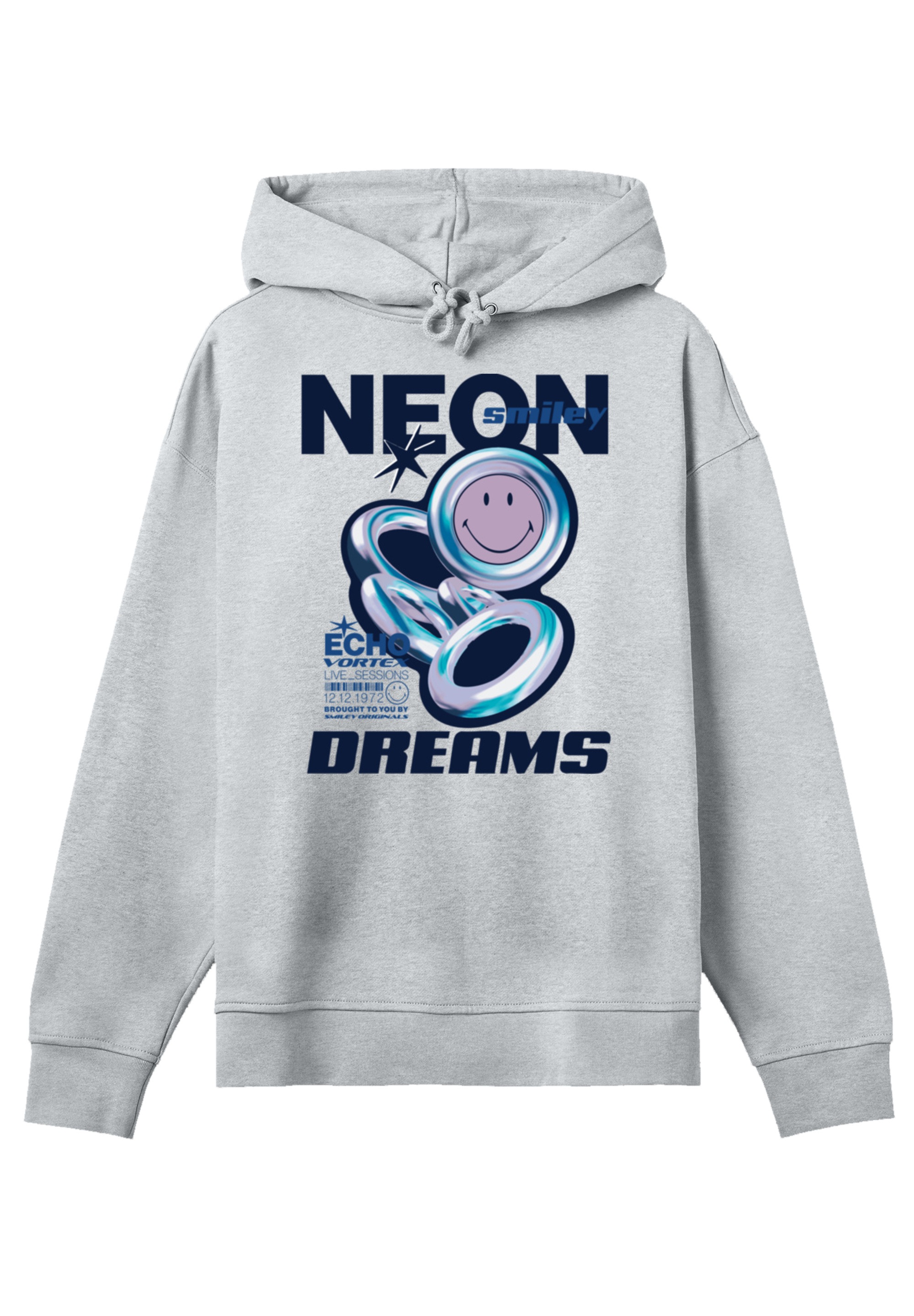 F4NT4STIC Kapuzenpullover »Smiley Originals Neon Dreams Rave Wear«, Premium Qualität