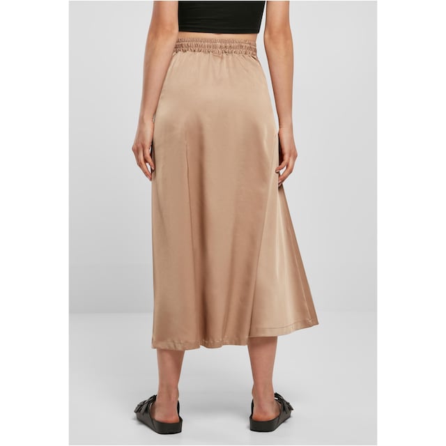 URBAN CLASSICS Jerseyrock »Damen Ladies Satin Midi Skirt«, (1 tlg.) für  kaufen | BAUR