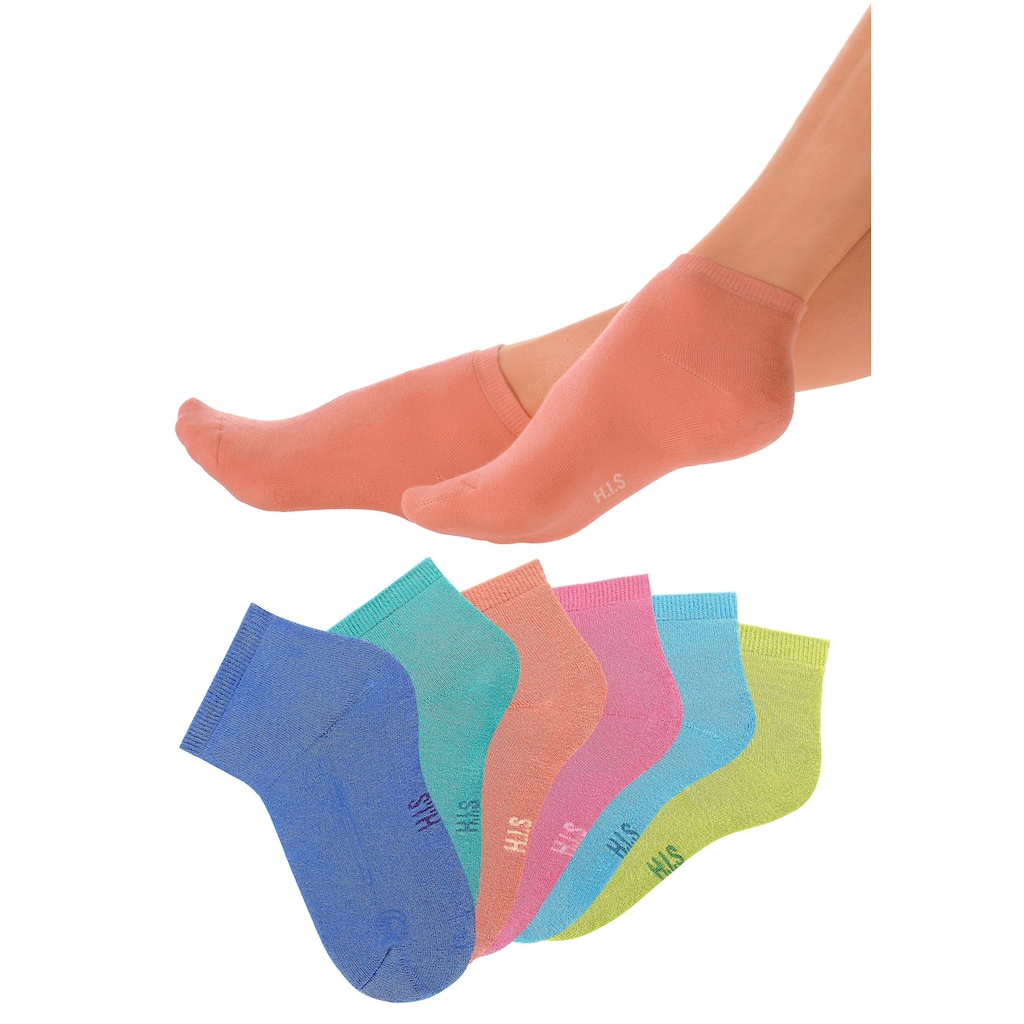 H.I.S Kurzsocken, (Set, 6 Paar)