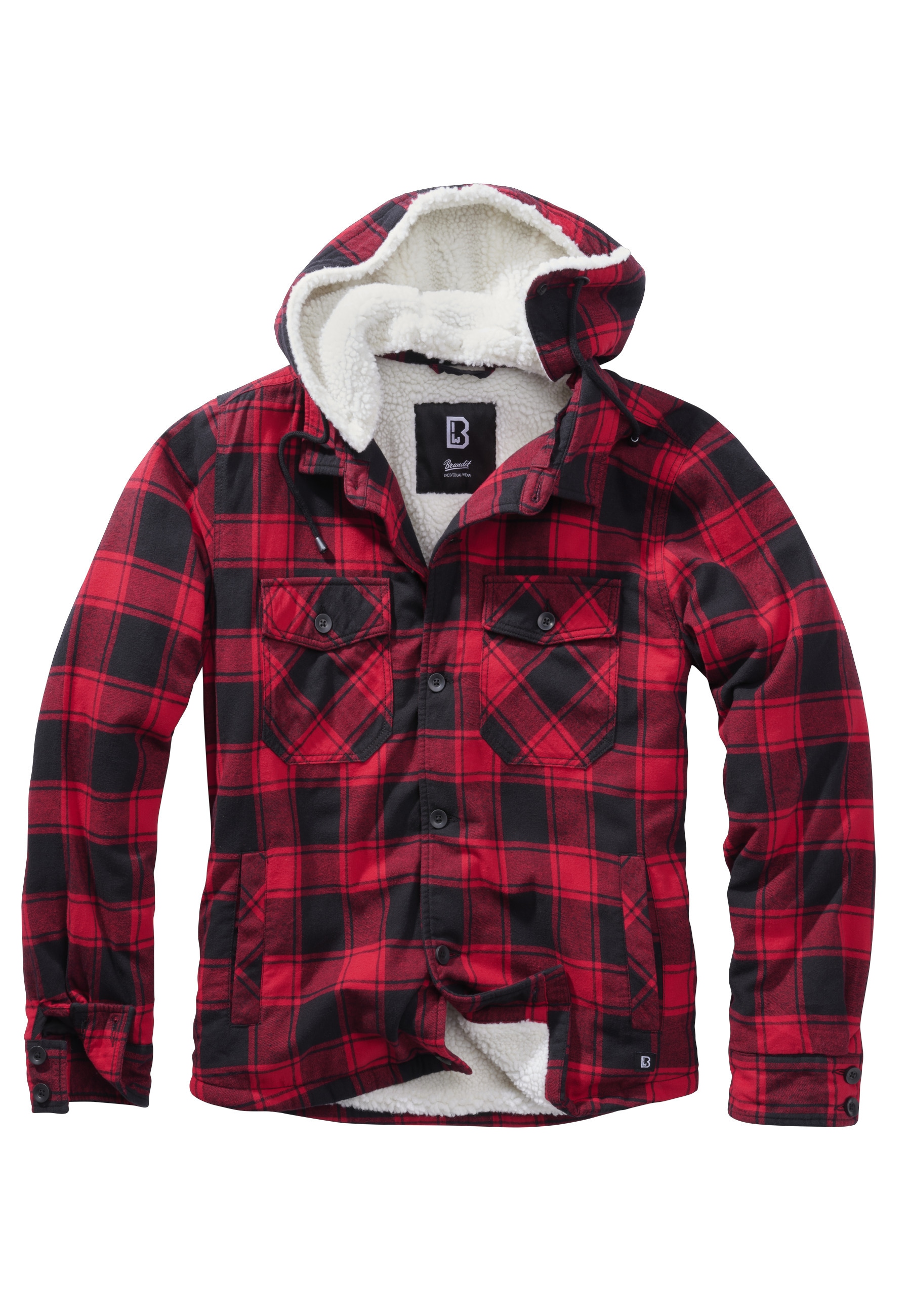 Brandit Anorak »Brandit Herren Lumberjacket Hooded« 1 Stk. tlg. mit Kapuze