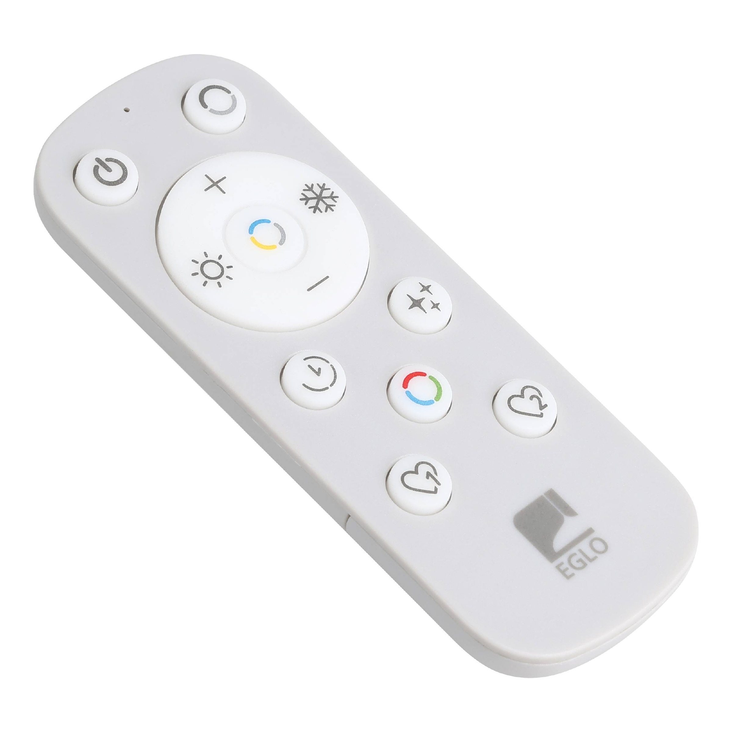 EGLO Deckenleuchte »Amandolo Deckenlampe RGB Backlight Fernbedienung inkl. geometrisch« LED-Modul 1 Stk. Kaltweiß | RGB Wand-/Deckenleuchte - L40 x B30 x H6,5 cm - schwarz - 17W inkl.