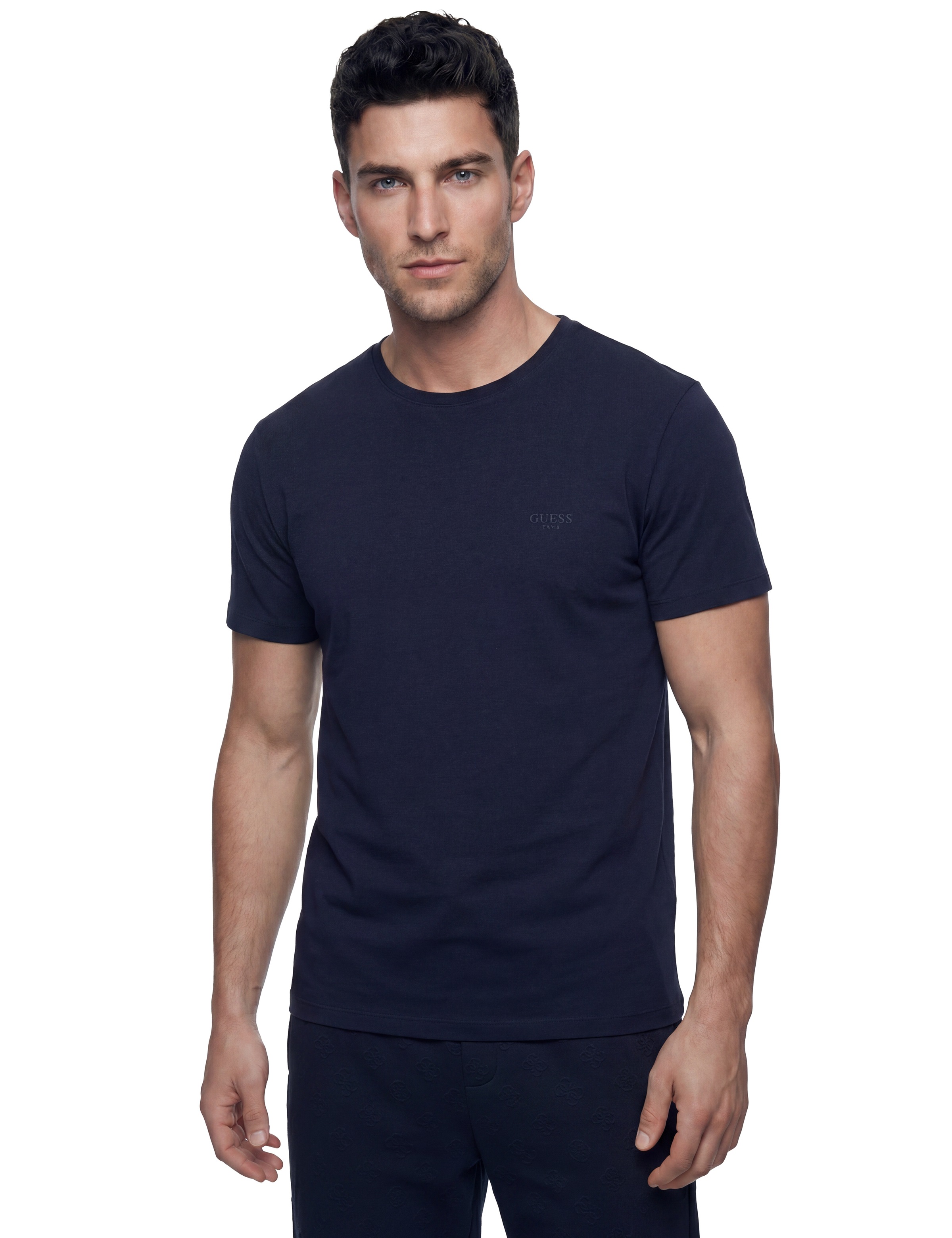 Guess Herren Bleu T-Shirt Core Extra Slim - Bild 3