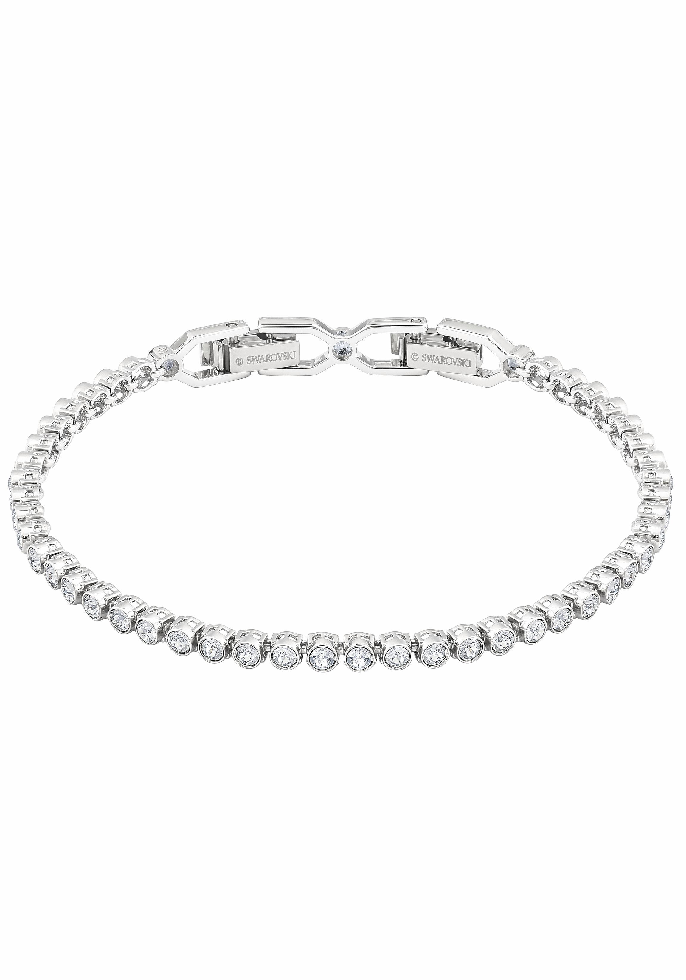 SWAROVSKI Damen Tennisarmband "Imber Tennis Emily", M, Metall, silber, Metall, Armbänder, mit Swarovski Kristall