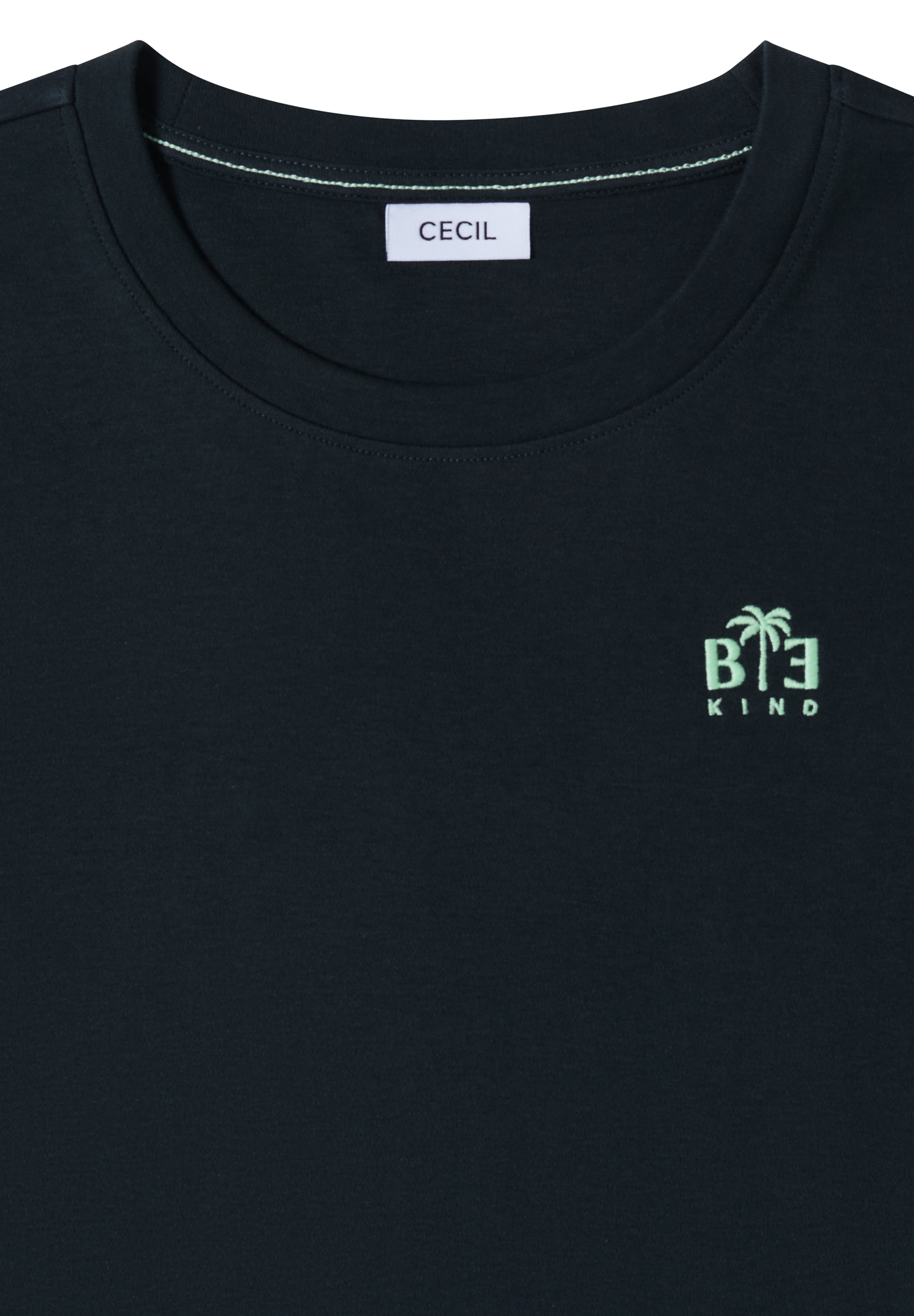 Cecil Kurzarmshirt Sommershirt mit Stickerei