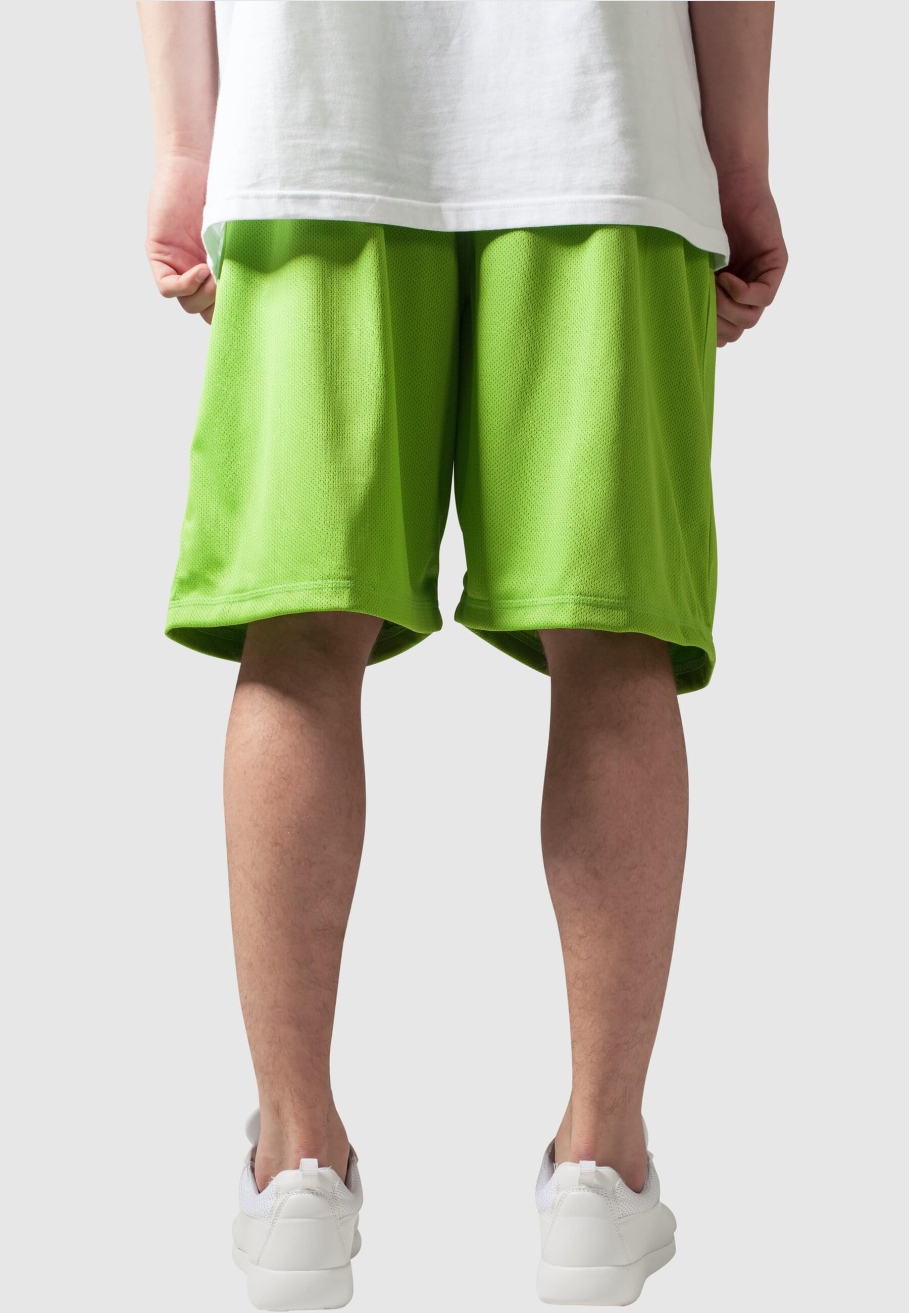 URBAN CLASSICS Stoffhose »Urban Classics Herren Bball Mesh Shorts«, (1 tlg.)