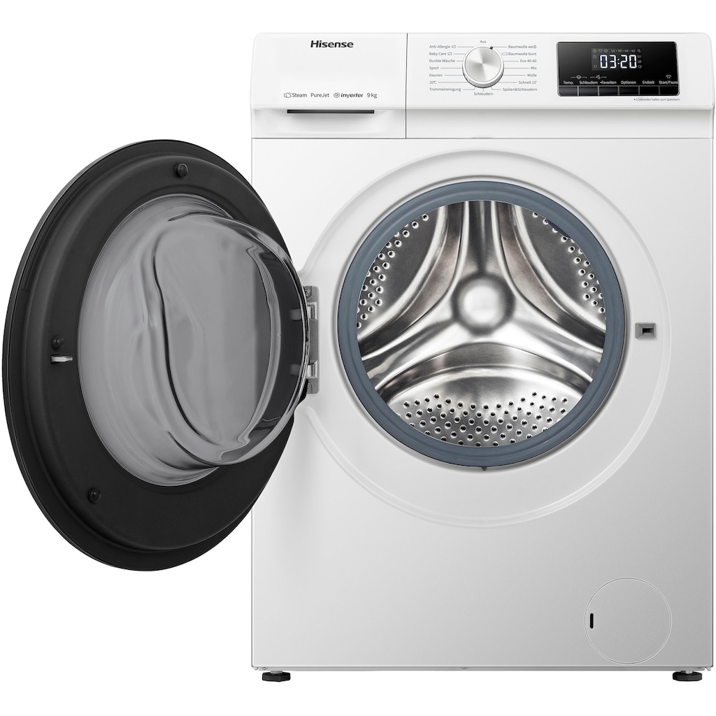 Hisense Waschmaschine, WFQA9014EVJM, WFQA9014EVJM, 9 kg, 1400 U/min