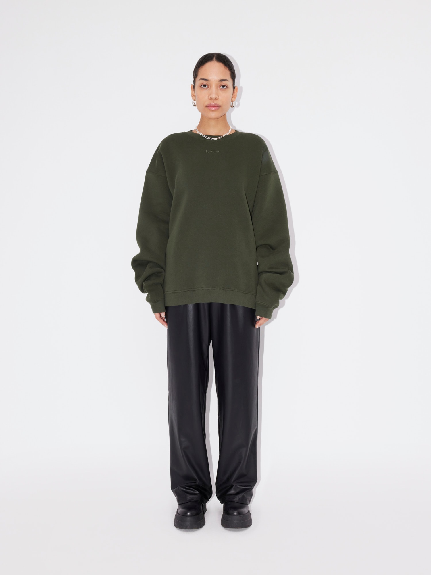 LeGer Sweatshirt »Indra, LeGer by Lena Gercke«, Rundhals, lockere Passform