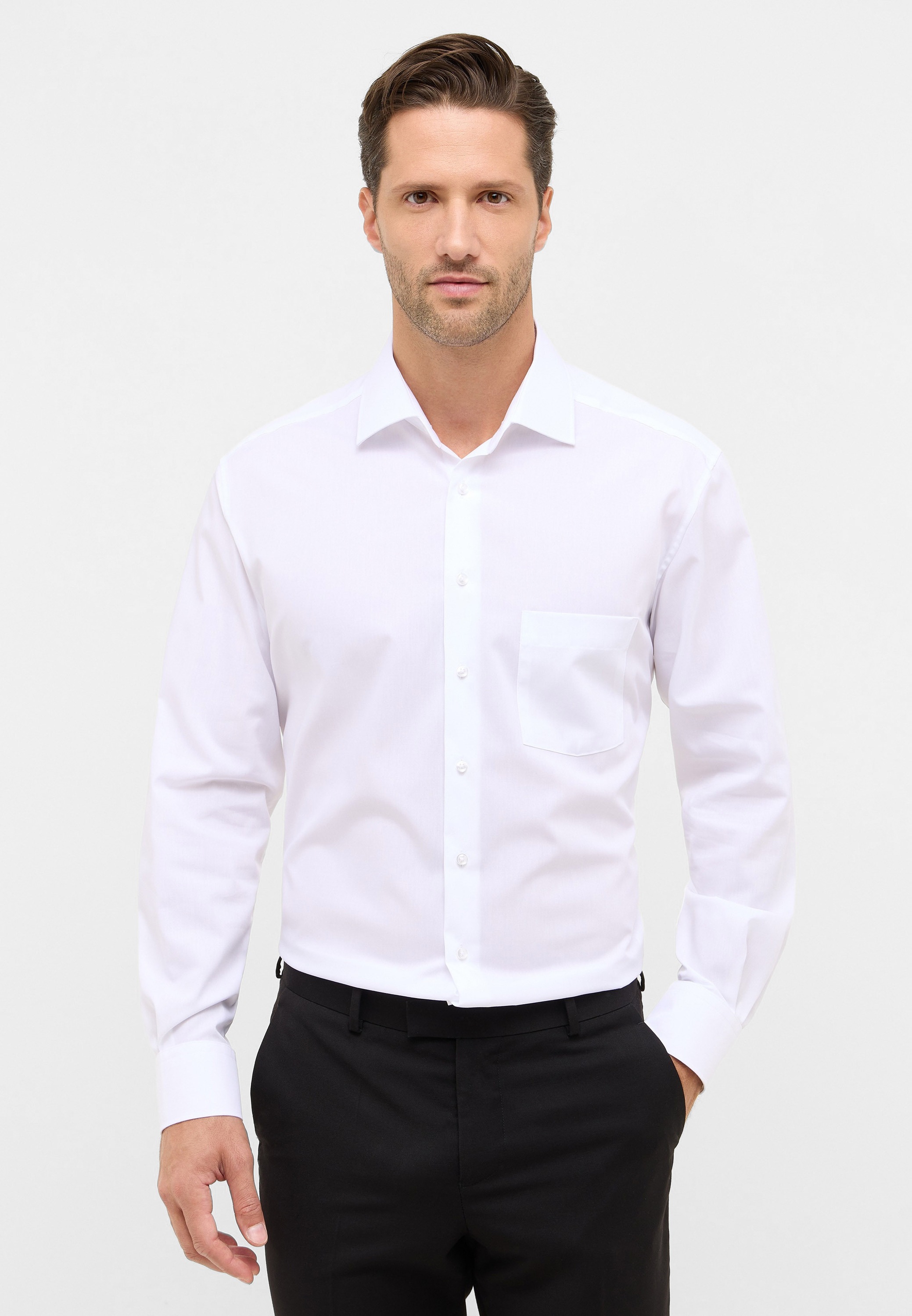 Eterna Langarmhemd "MODERN FIT", NON IRON (bügelfrei) günstig online kaufen