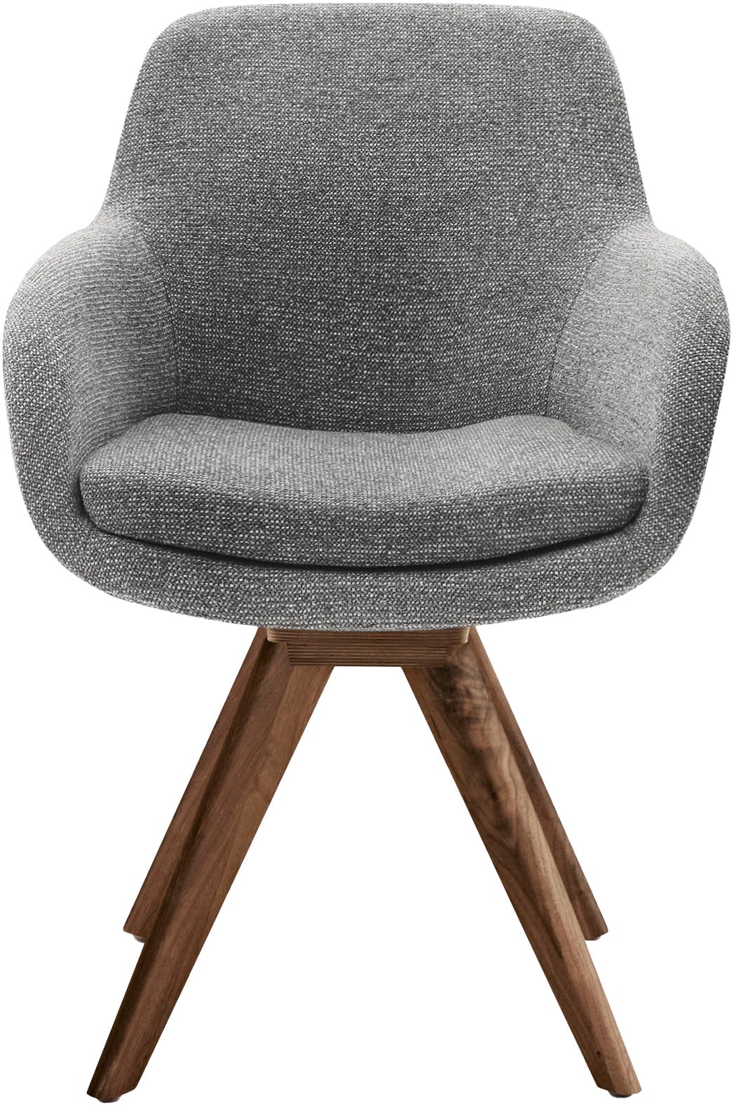 Musterring Esszimmerstuhl "Tavia", (Set), Chenille, Stativgestell Wildnussb günstig online kaufen