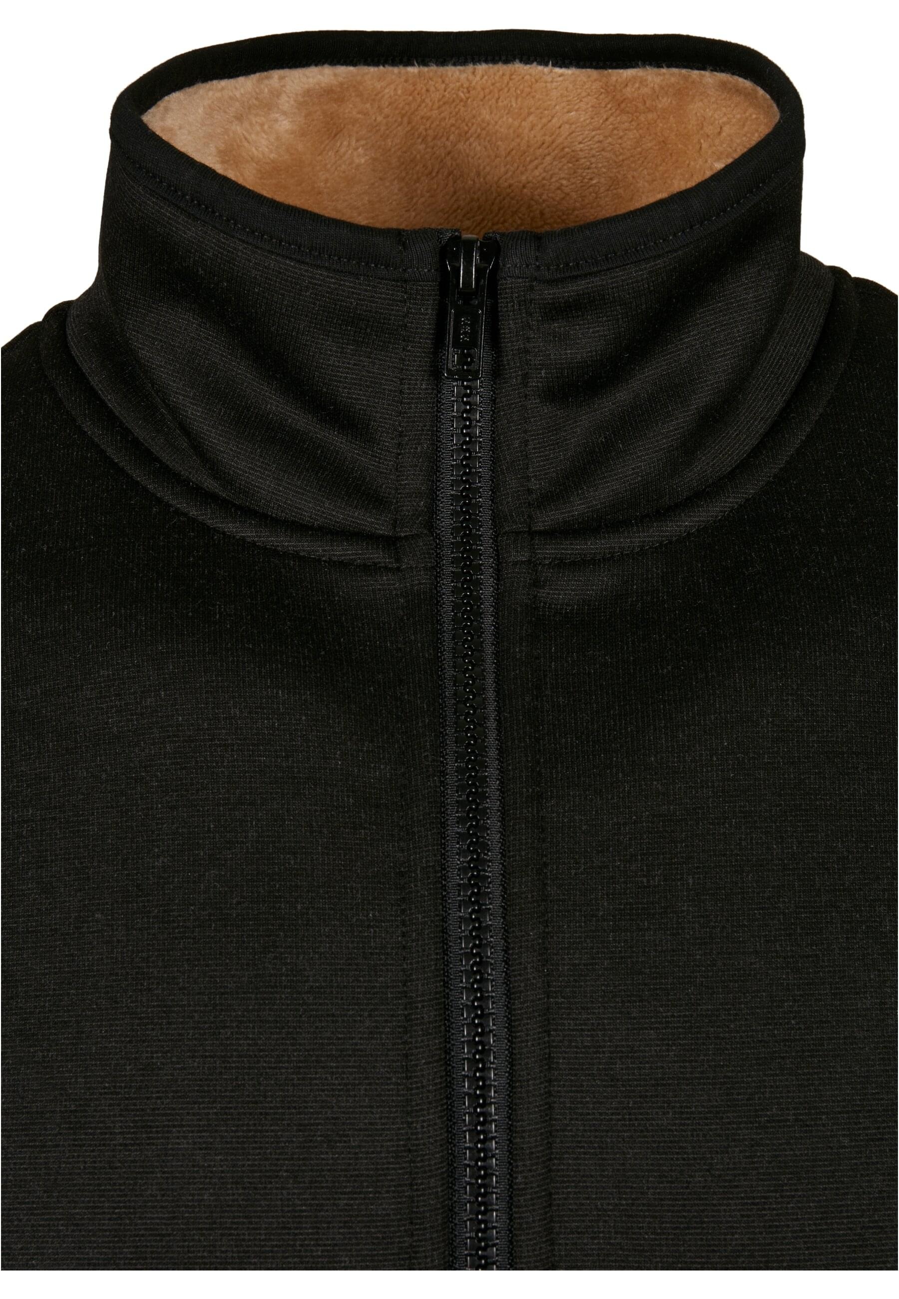 URBAN CLASSICS Anorak »Urban Classics Herren Teddy Bonded Zip Jacket«, (1 St.), ohne Kapuze