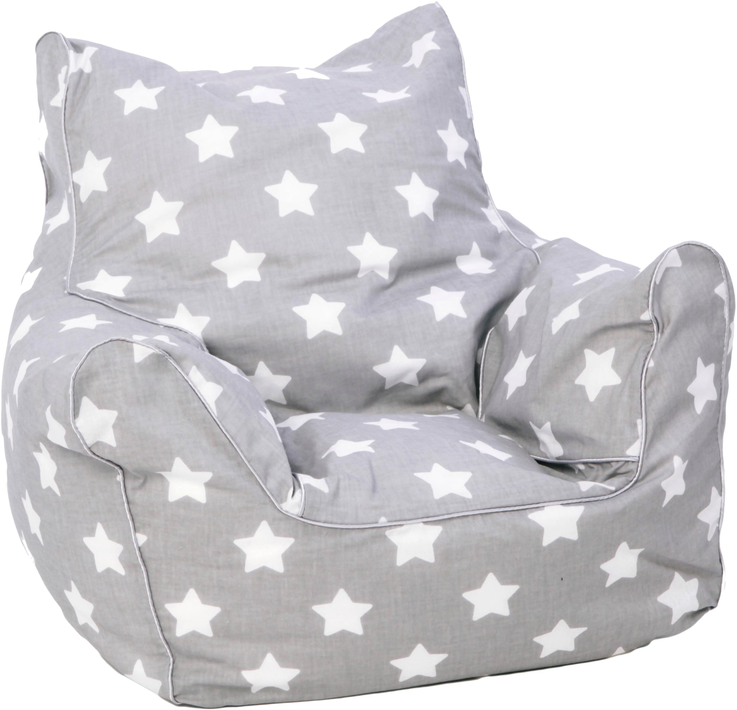 Knorrtoys® Sitzsack »Grey White Stars«