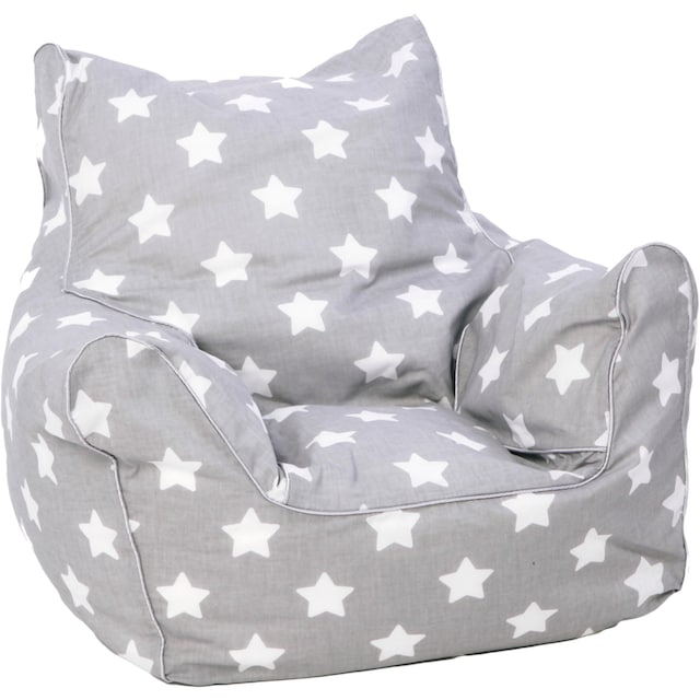 Knorrtoys® Sitzsack »Grey White Stars«, für Kinder; Made in Europe kaufen |  BAUR