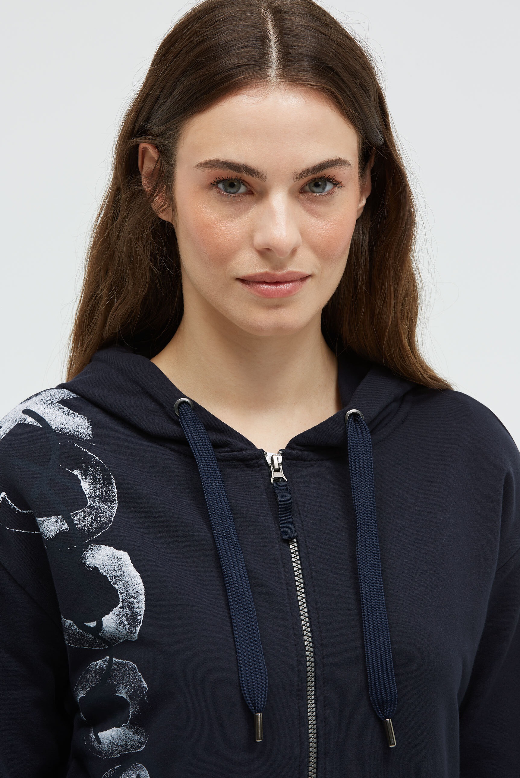 SOCCX Sweatjacke mit Baumwolle