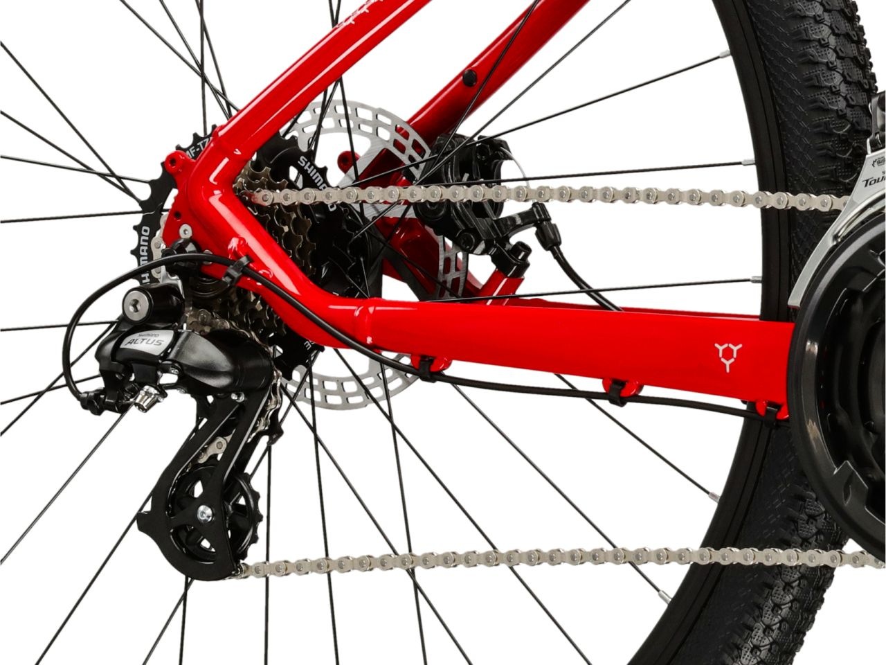 Kross Mountainbike »KROSS Mountainbike Hardtail 27,5" Hexagon 2.0 rot 21 Gänge« 21 Gang Shimano ALTUS M310 Schaltwerk Kettenschaltung